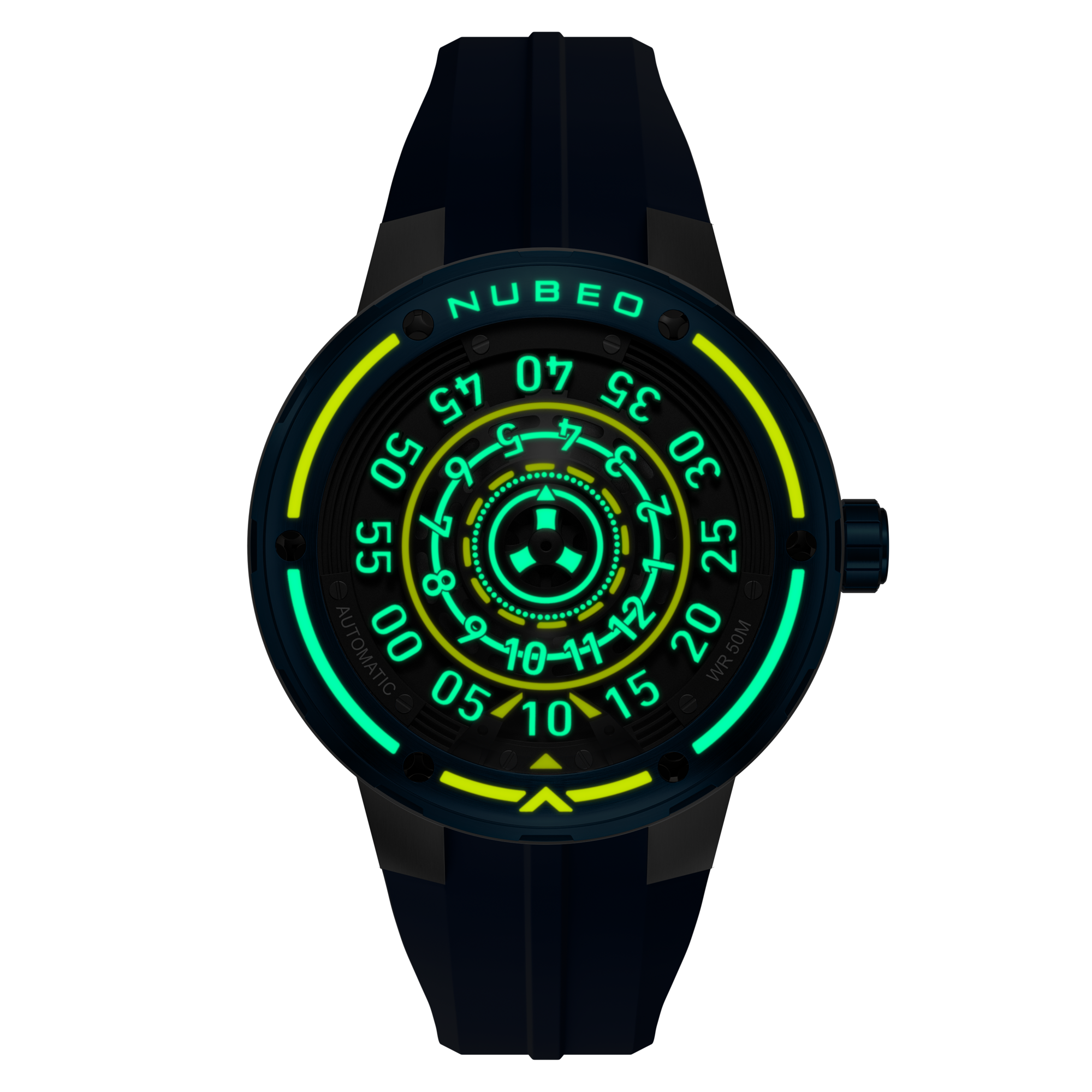 NUBEO Nubeo Orbiter Automatic Limited Edition Lunar Lagoon Men's Watch NB-6117-01