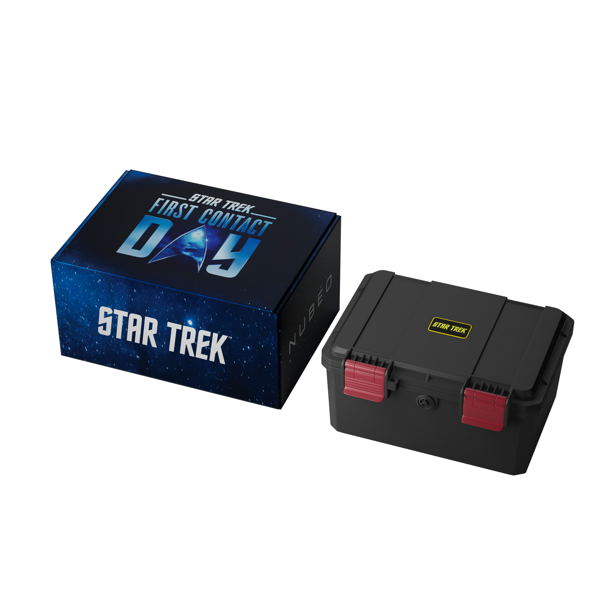Nubeo Opportunity Chronograph Star Trek First Contact Day Limited Edition Celestial Yellow Men's Watch NB-6119-04
