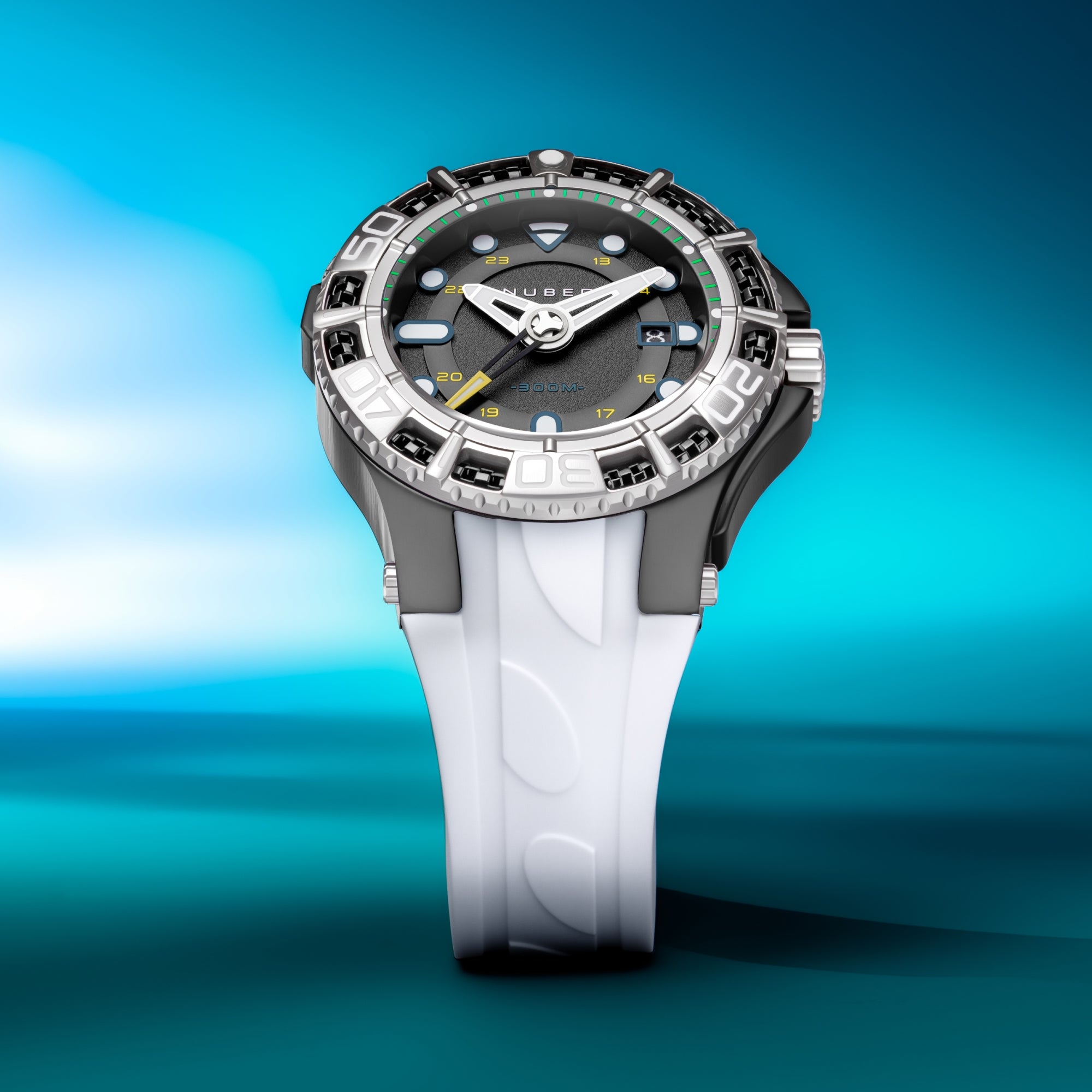 NUBEO Nubeo Manta Automatic Limited Edition Ocean Fog Men's Watch NB-6120-05