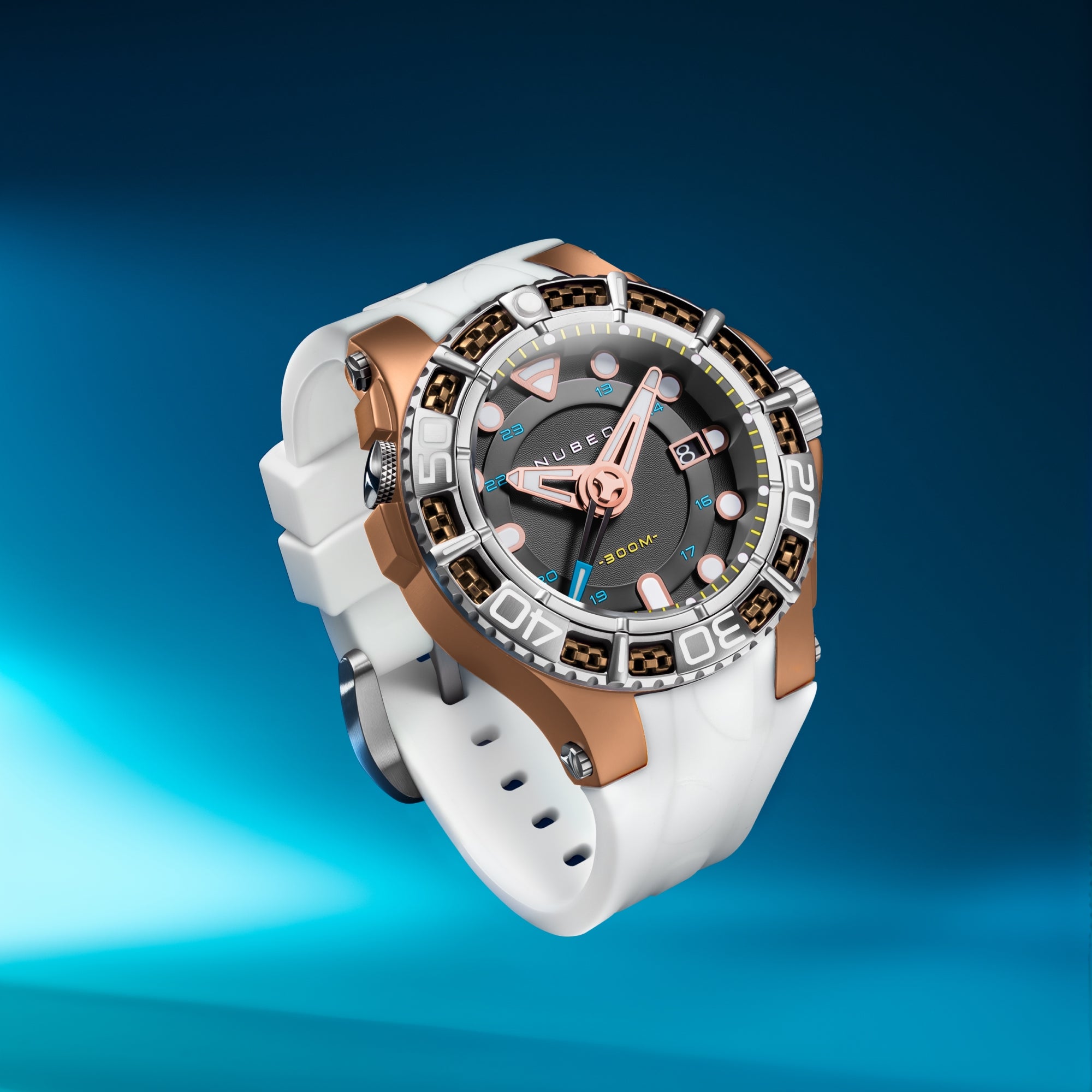 NUBEO Nubeo Manta Automatic Limited Edition Gale Grey Men's Watch NB-6120-06