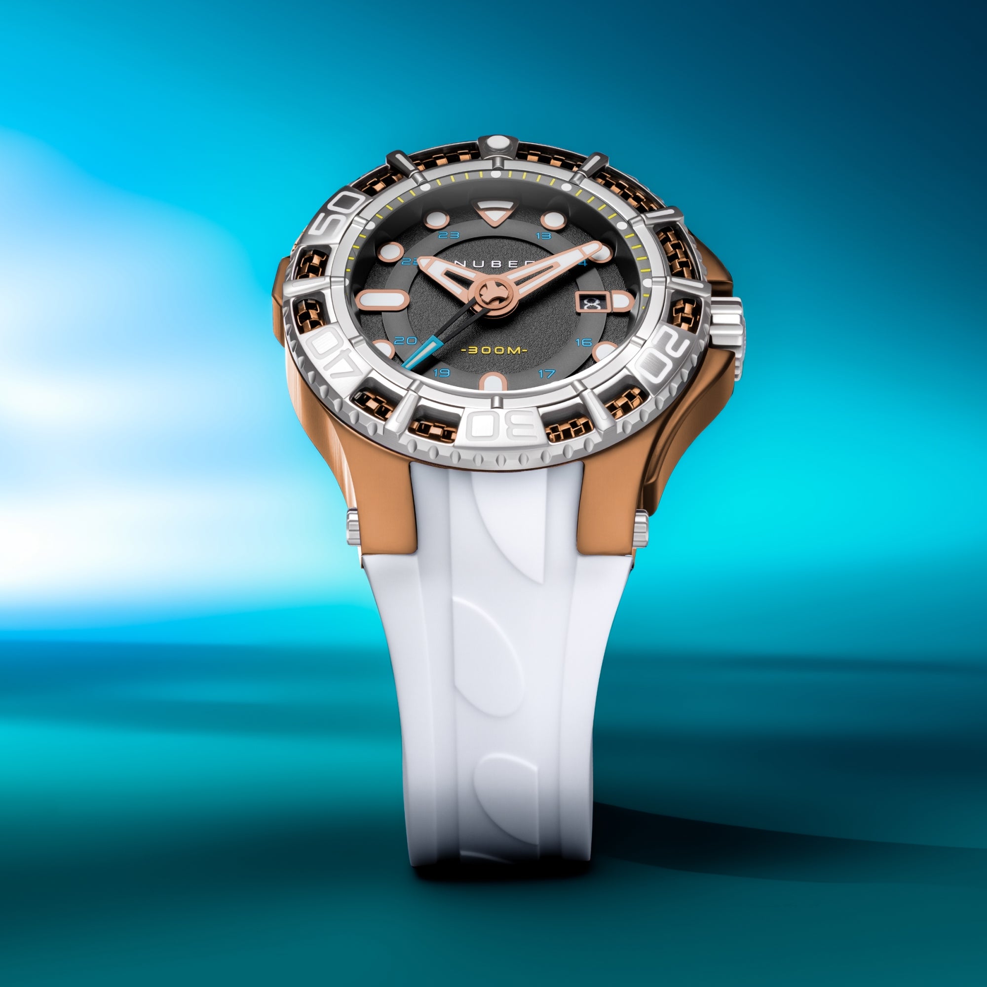 NUBEO Nubeo Manta Automatic Limited Edition Gale Grey Men's Watch NB-6120-06