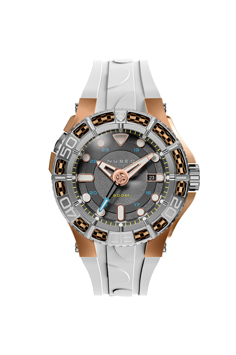 NUBEO Nubeo Manta Automatic Limited Edition Gale Grey Men's Watch NB-6120-06