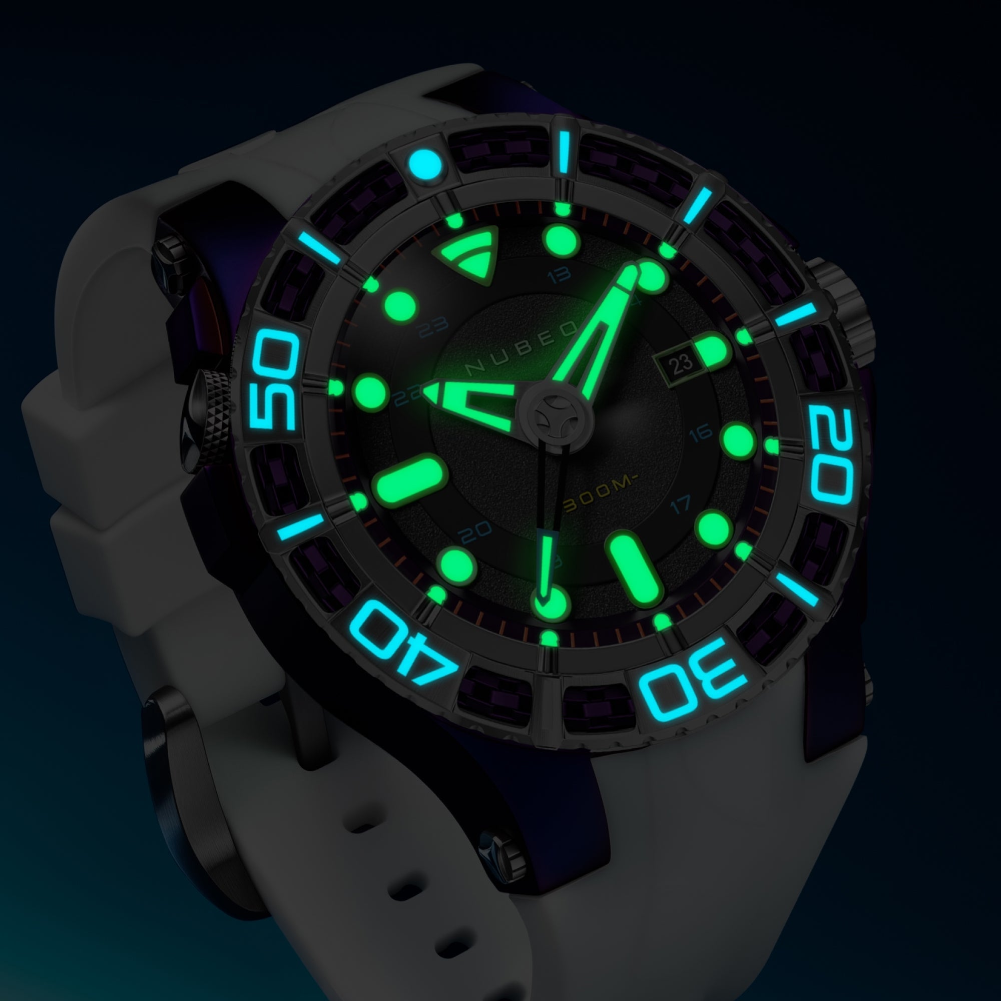 NUBEO Nubeo Manta Automatic Limited Edition Sea Lavender Men's Watch NB-6120-08