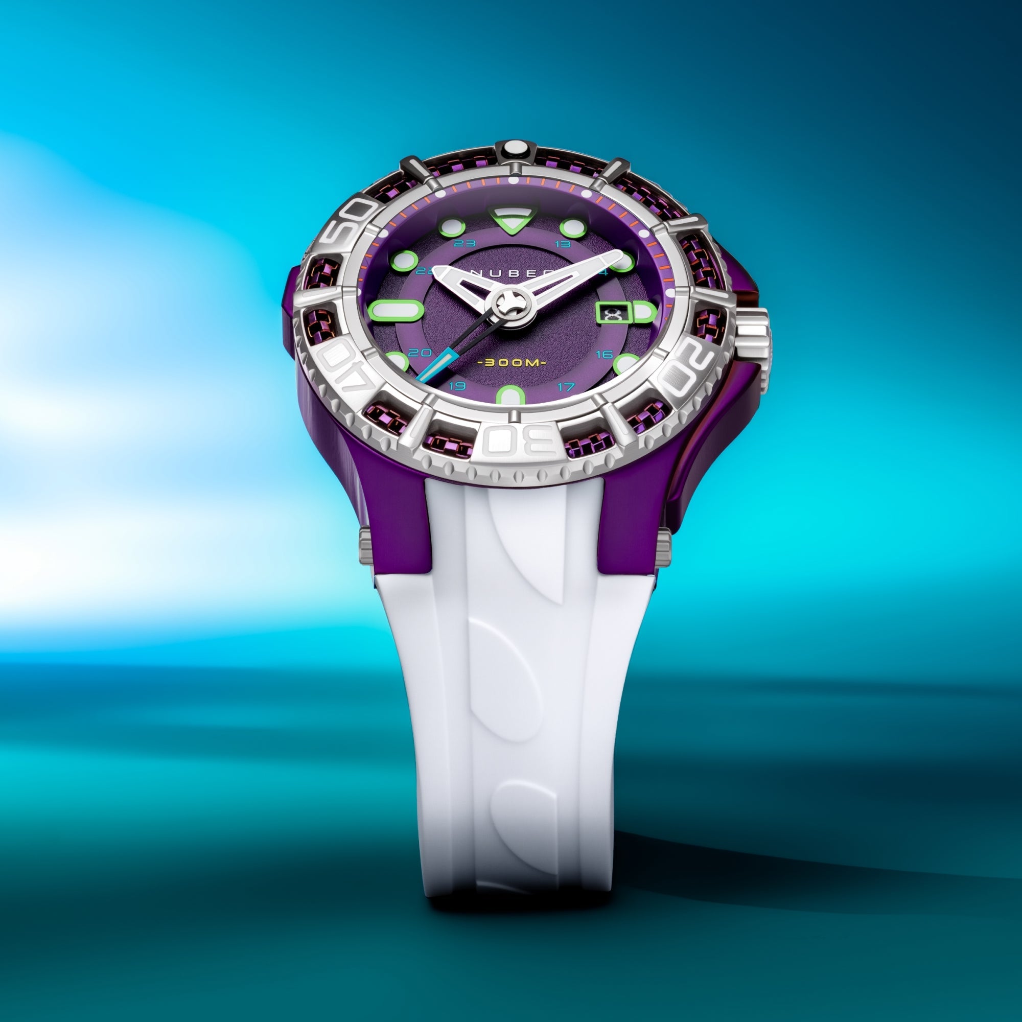 NUBEO Nubeo Manta Automatic Limited Edition Sea Lavender Men's Watch NB-6120-08