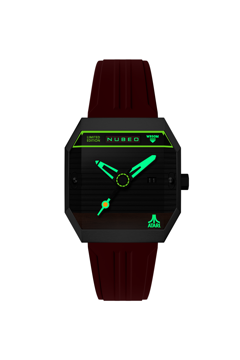 Nubeo Console Automatic Atari 2600 Limited Edition Radiant Ruby Men's Watch NB-6123-02