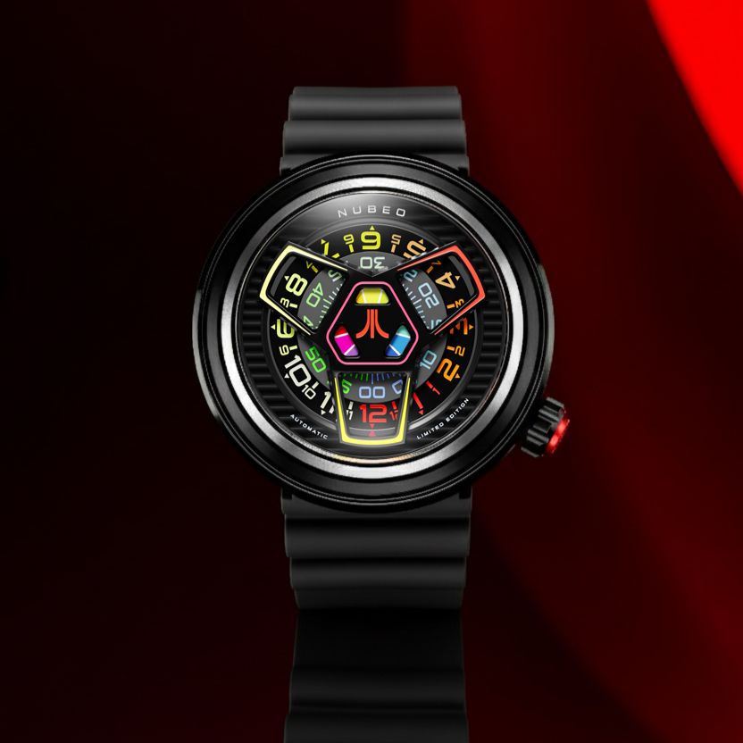 Nubeo Ventana Automatic Atari Retro Gamer Limited Edition Retro Rhythm Men's Watch NB-6125-02