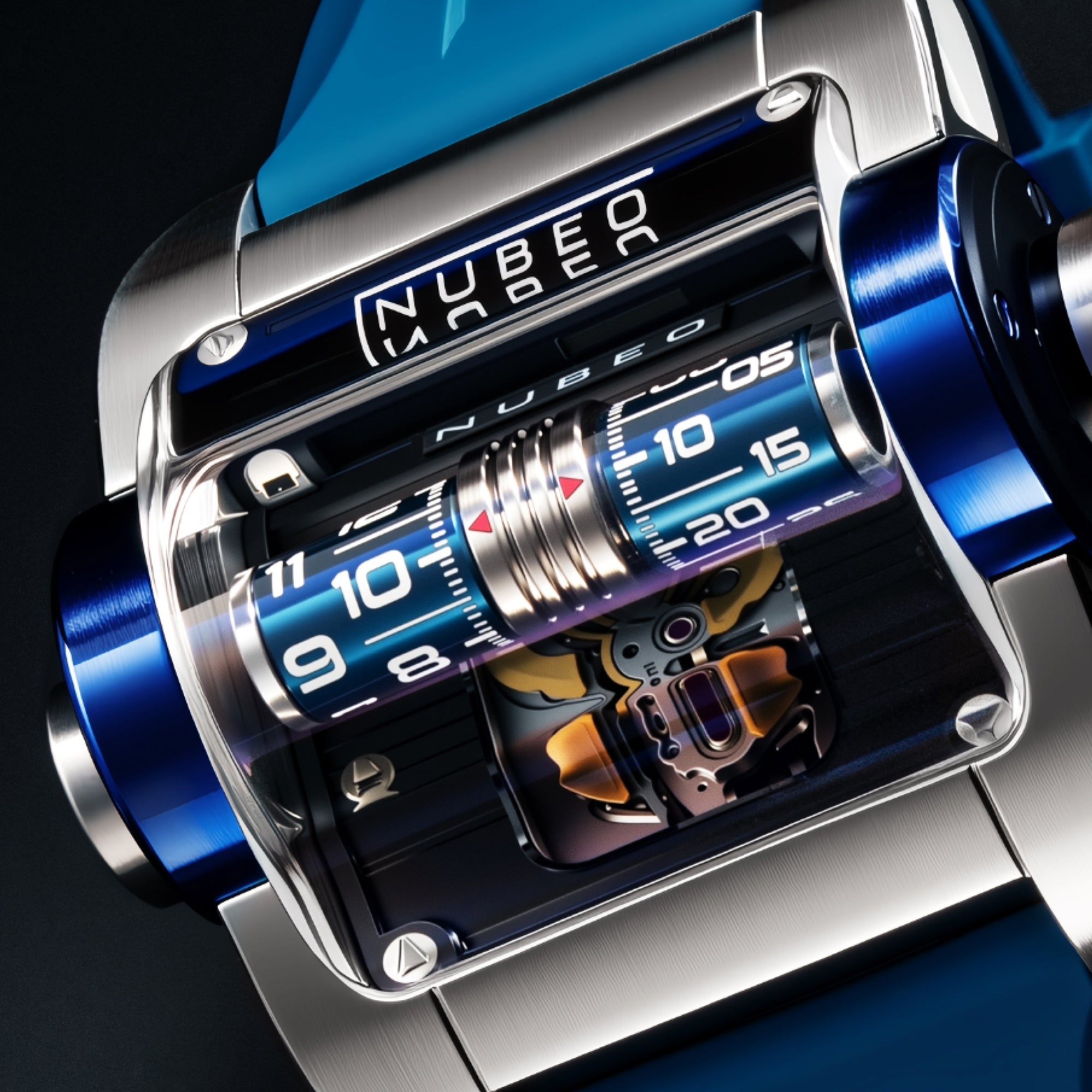 Nubeo Continuum Automatic Fluid Motion Men's Watch NB-6137-02