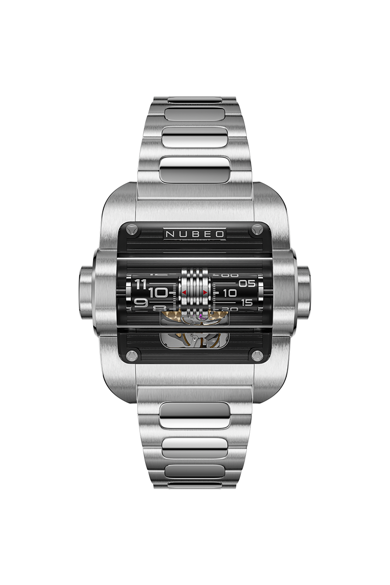 Nubeo Continuum Automatic Silver Shadow Men's Watch NB-6137-11