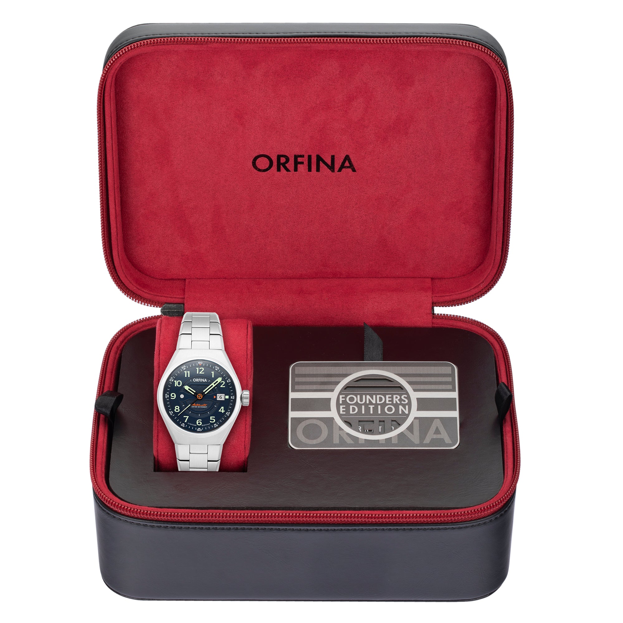 ORFINA Orfina Racing Swiss Automatic Blue Zero-One (Founder's Edition) Men's Watch OF-0001-22
