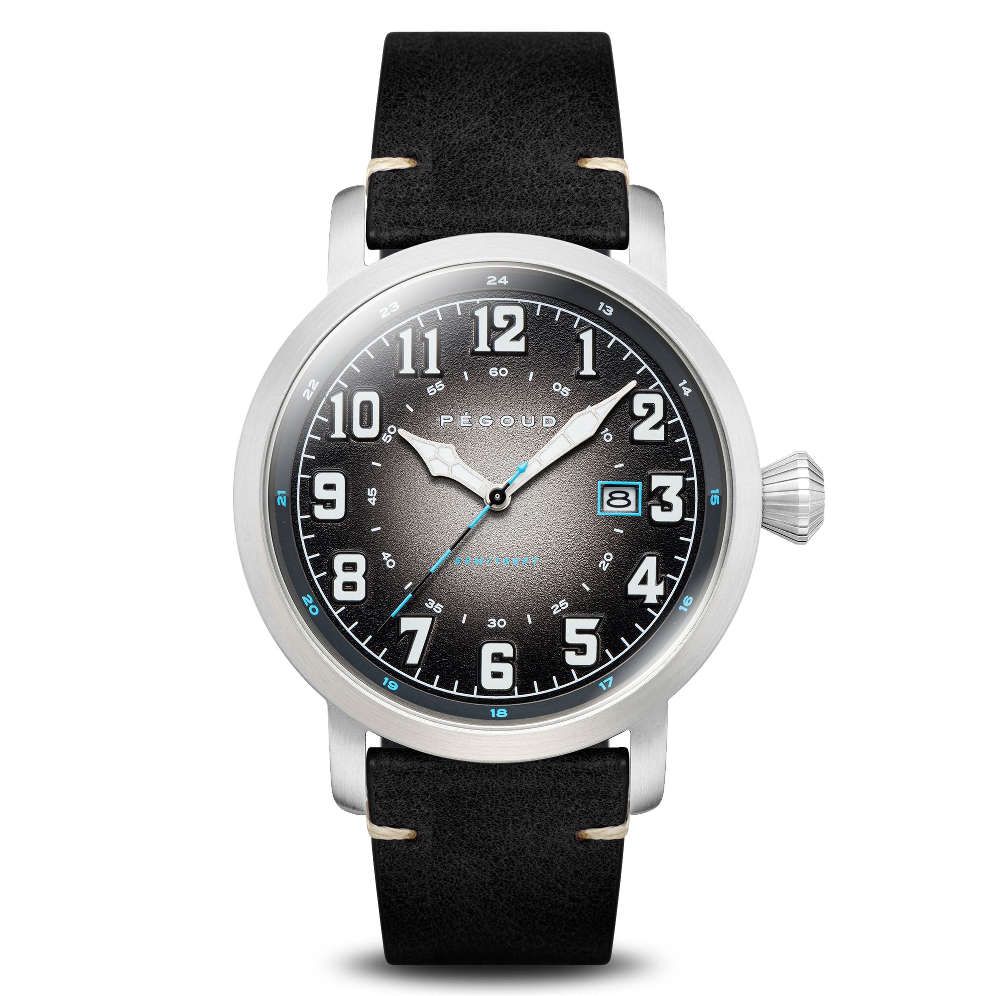 PEGOUD Pegoud Premiere Dusky Black Men's Watch PG-9000-03