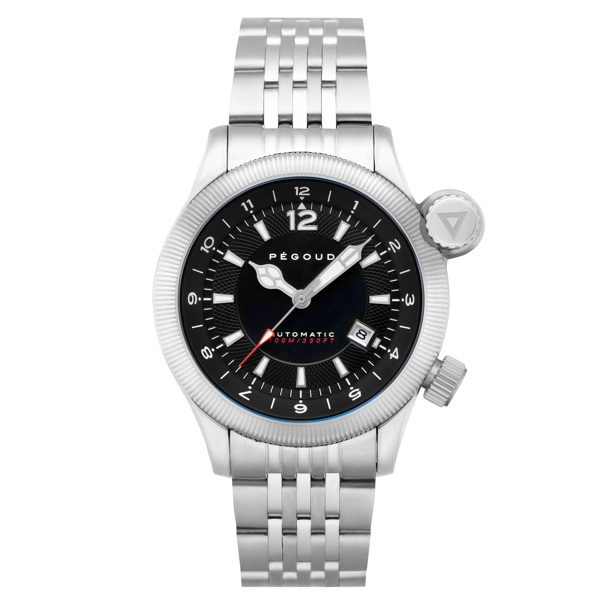 PEGOUD Pegoud Onduleur Japanese Automatic Men's Black Watch PG-9008-22