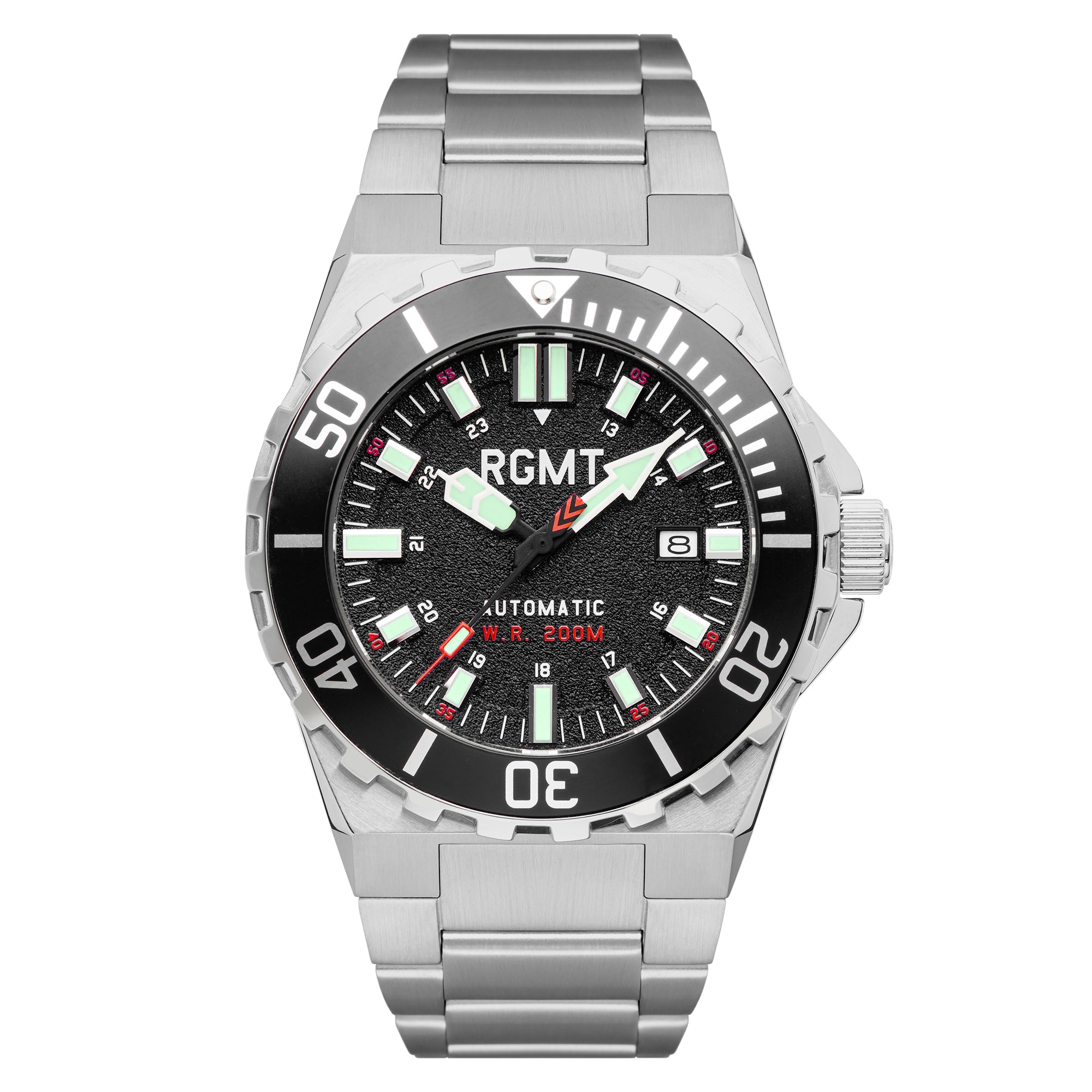 RGMT RGMT Superav Men's Japanese Automatic Black Watch RG-8022-11