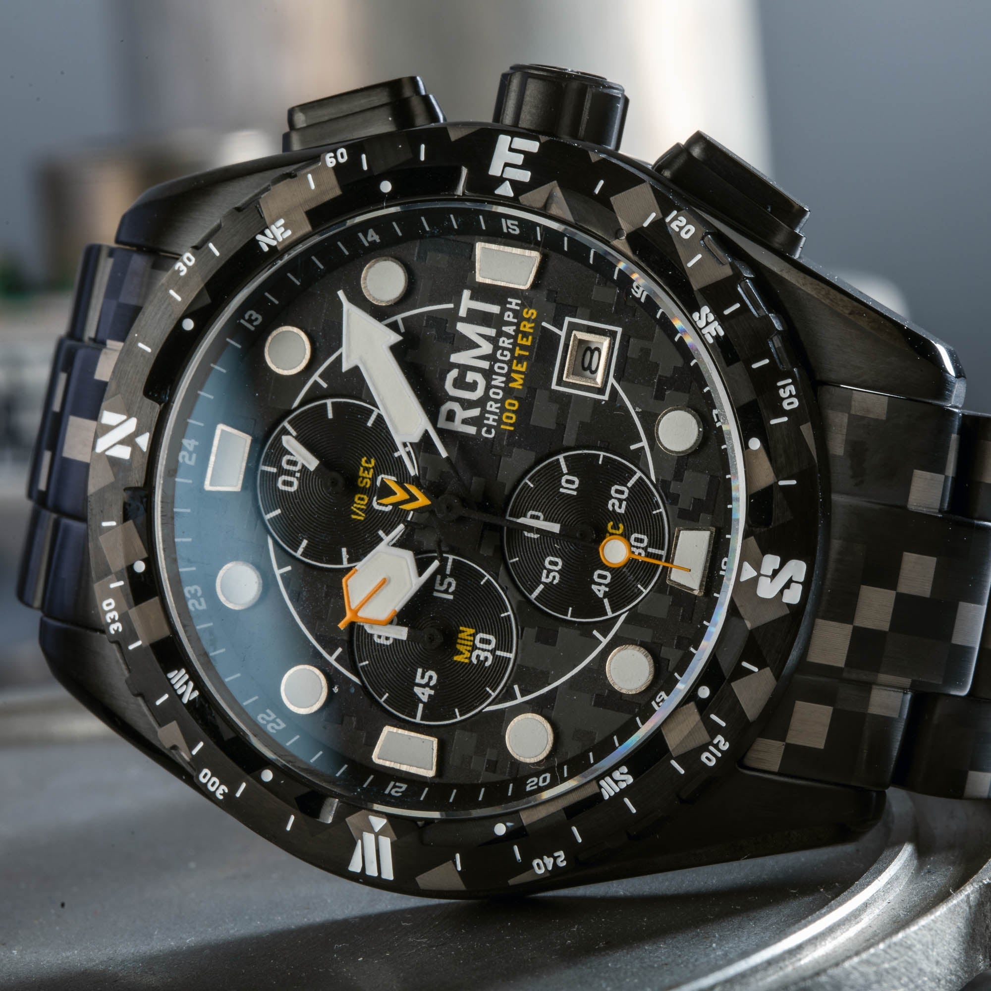 RGMT RGMT Surveyor Men's Japanese Quartz Camo Black Watch RG-8026-66