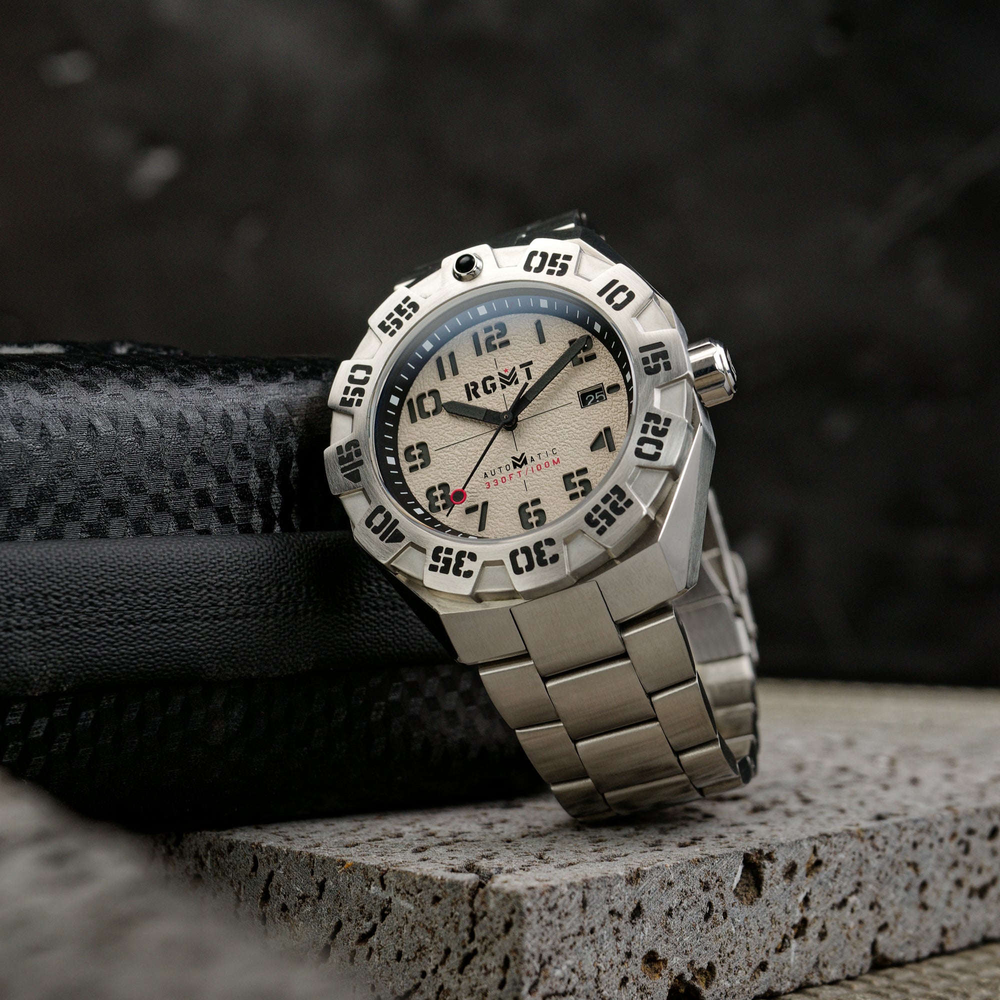 RGMT RGMT Field Master Automatic Milky White Men's Watch RG-8032-88
