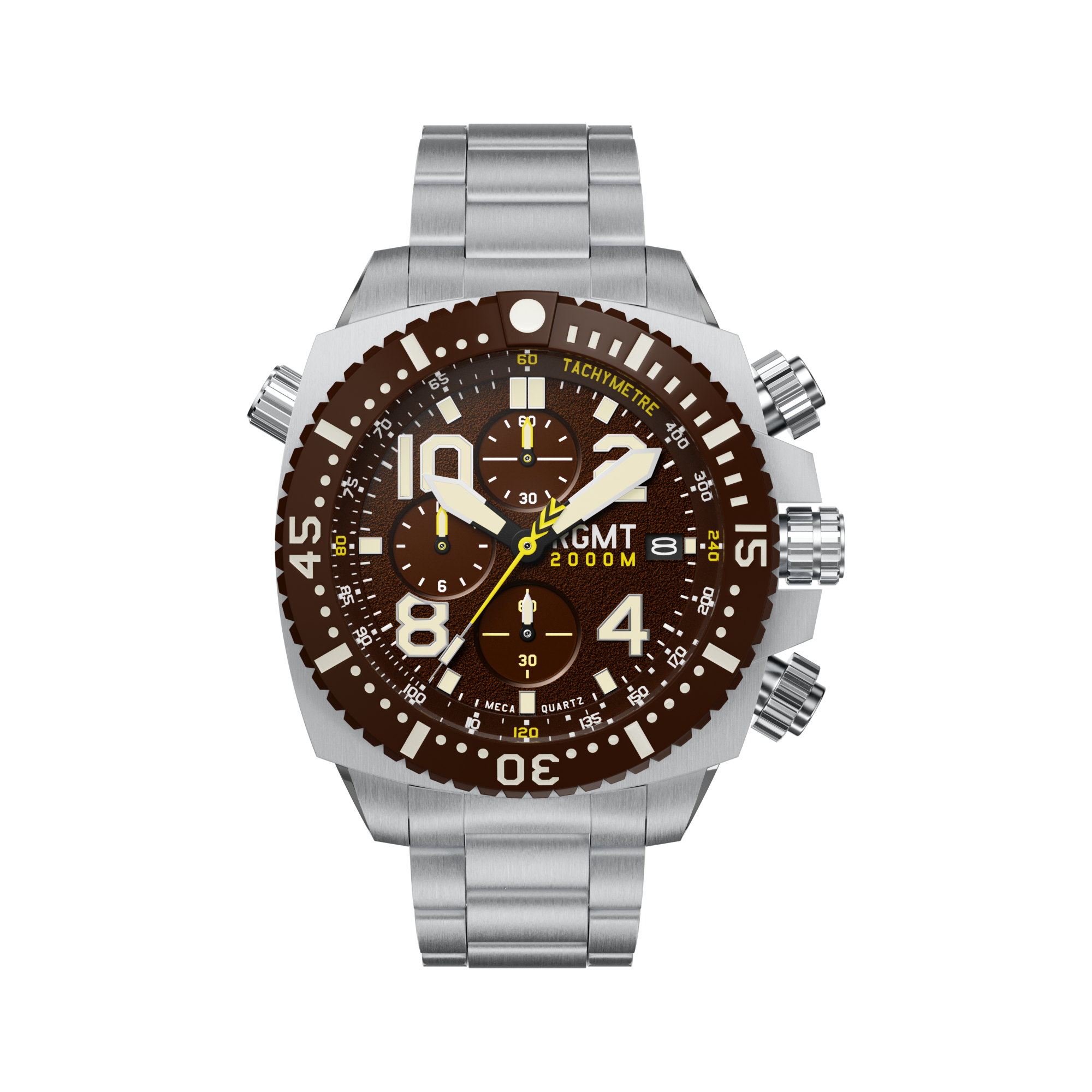 RGMT RGMT Demolition Men's Japanese Meca-quartz Brown Watch RG-8036-11