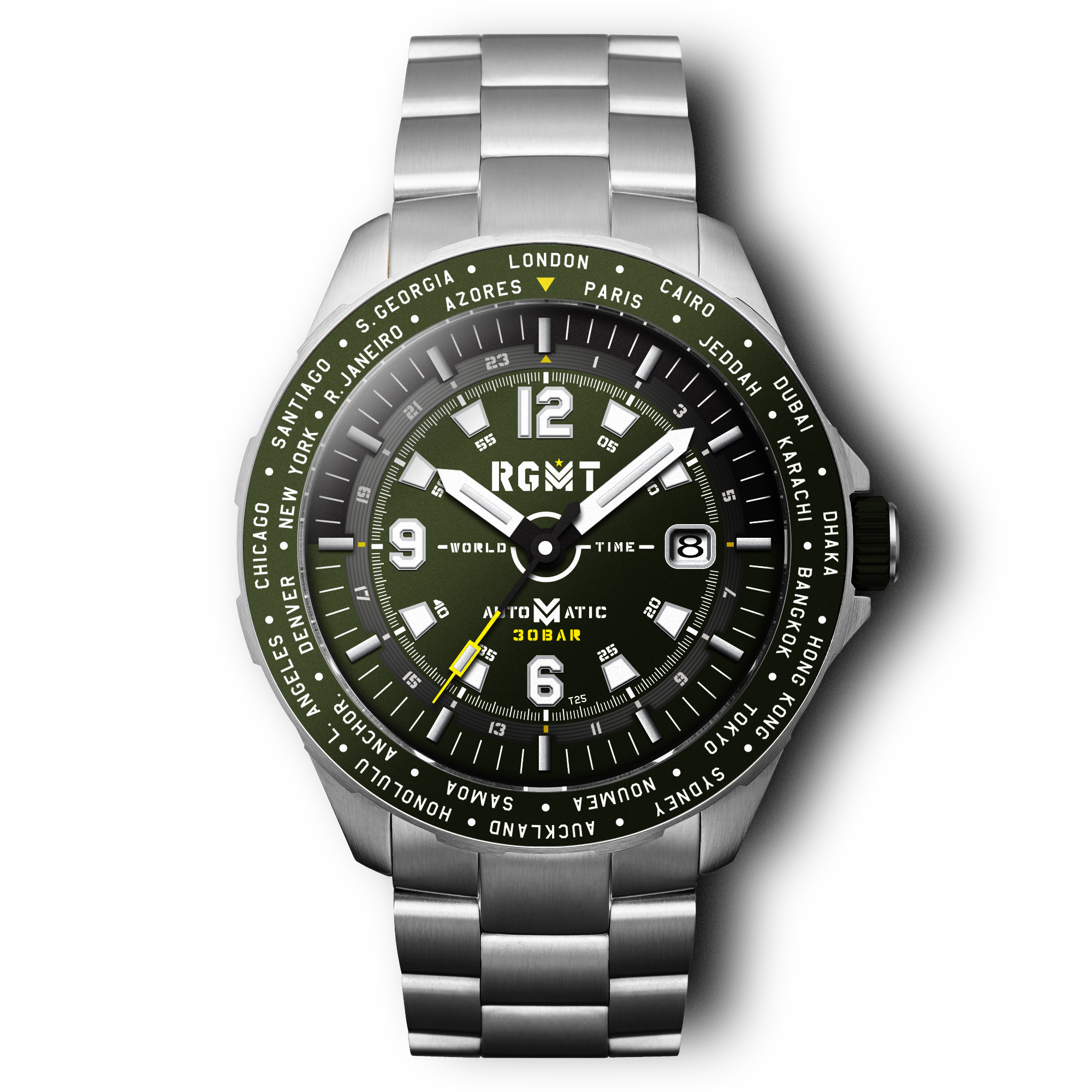 RGMT RGMT Intervention Men's Japanese Automatic Green Watch RG-8039-44
