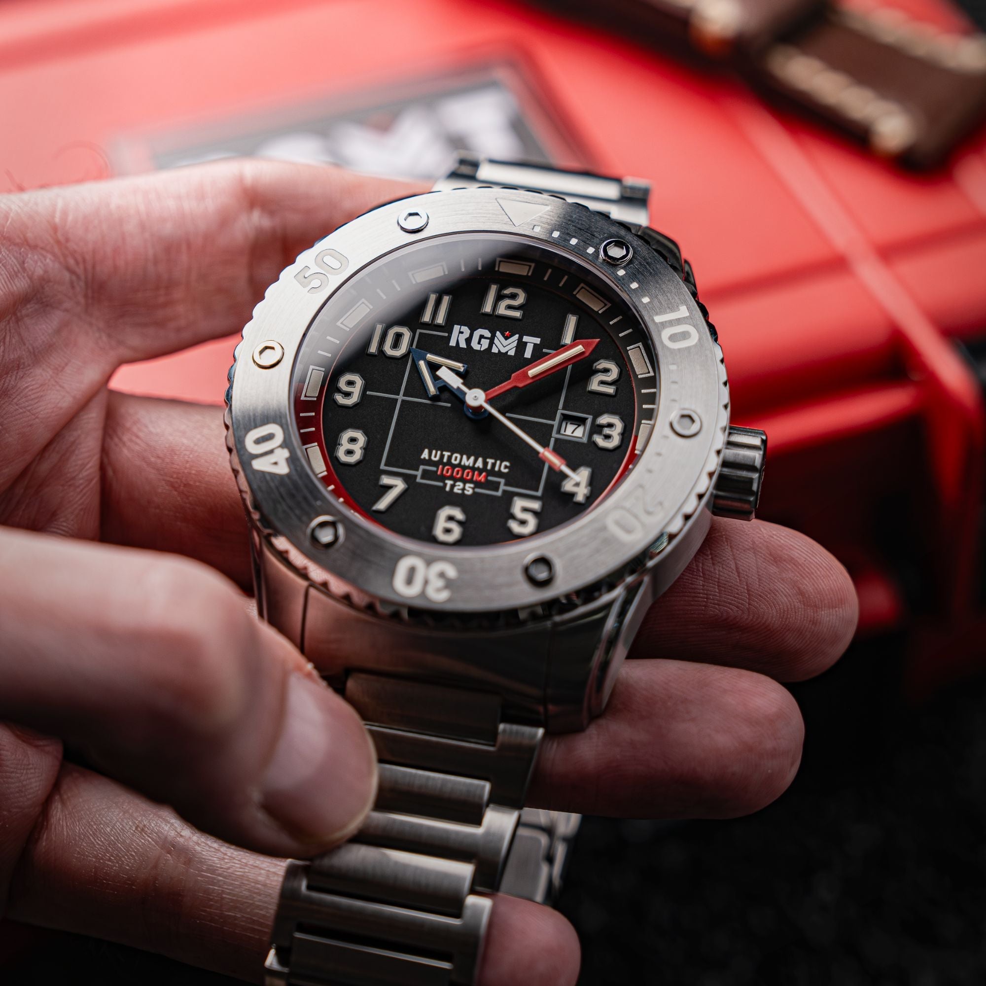 RGMT RGMT All-brite Tritium Automatic Men's Grease Black RG-8047-22