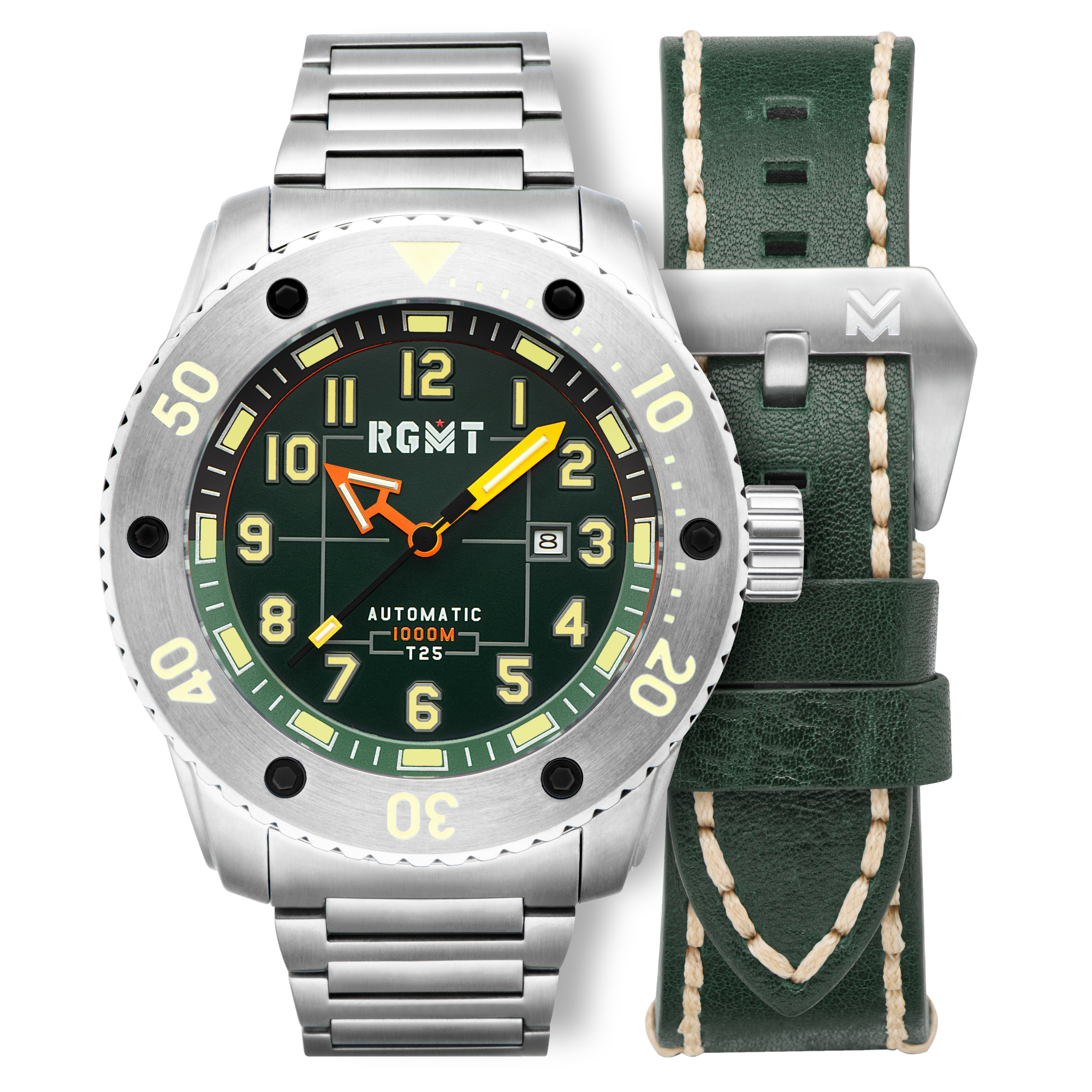 RGMT RGMT All-brite Tritium Automatic Men's Basil Green RG-8047-33