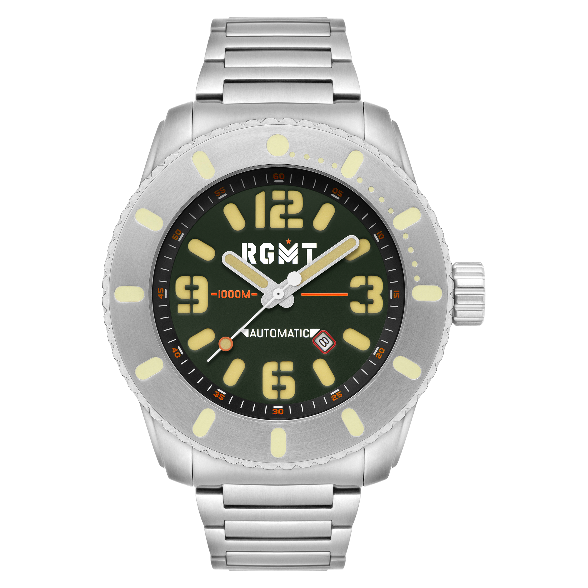 RGMT RGMT All-Brite Automatic Men's Troop Green Watch RG-8053-44
