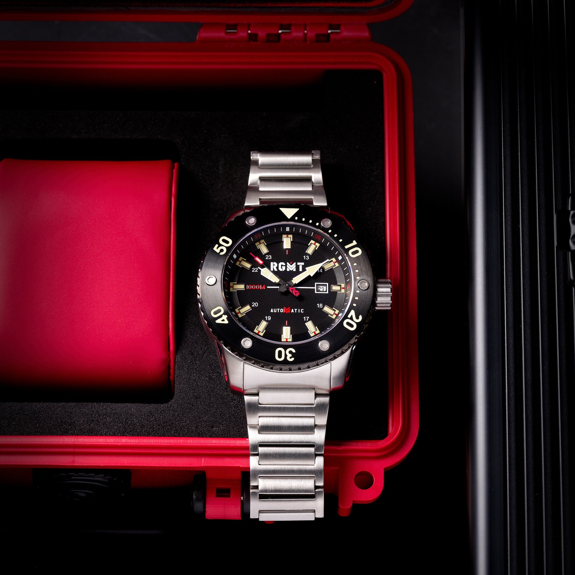 RGMT RGMT All-Brite Automatic Men's Stealth Black Watch RG-8056-11