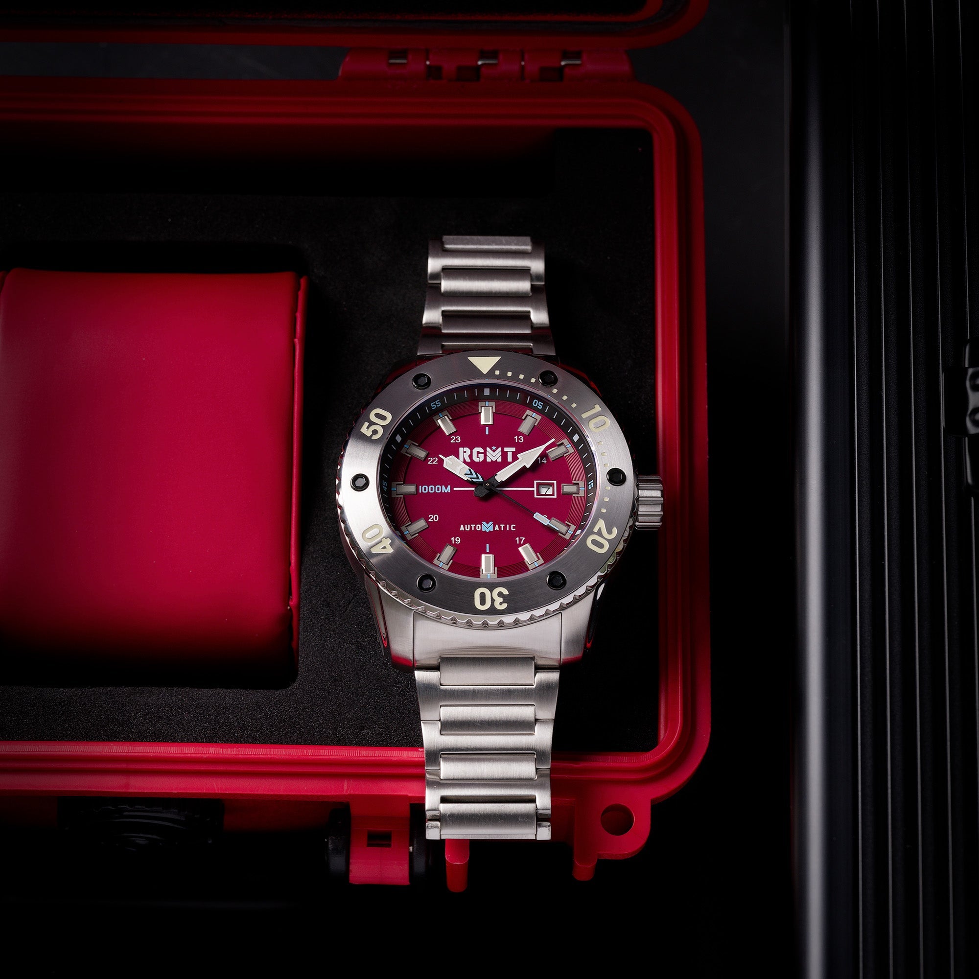 RGMT RGMT All-Brite Automatic Men's Surge Red Watch RG-8056-33