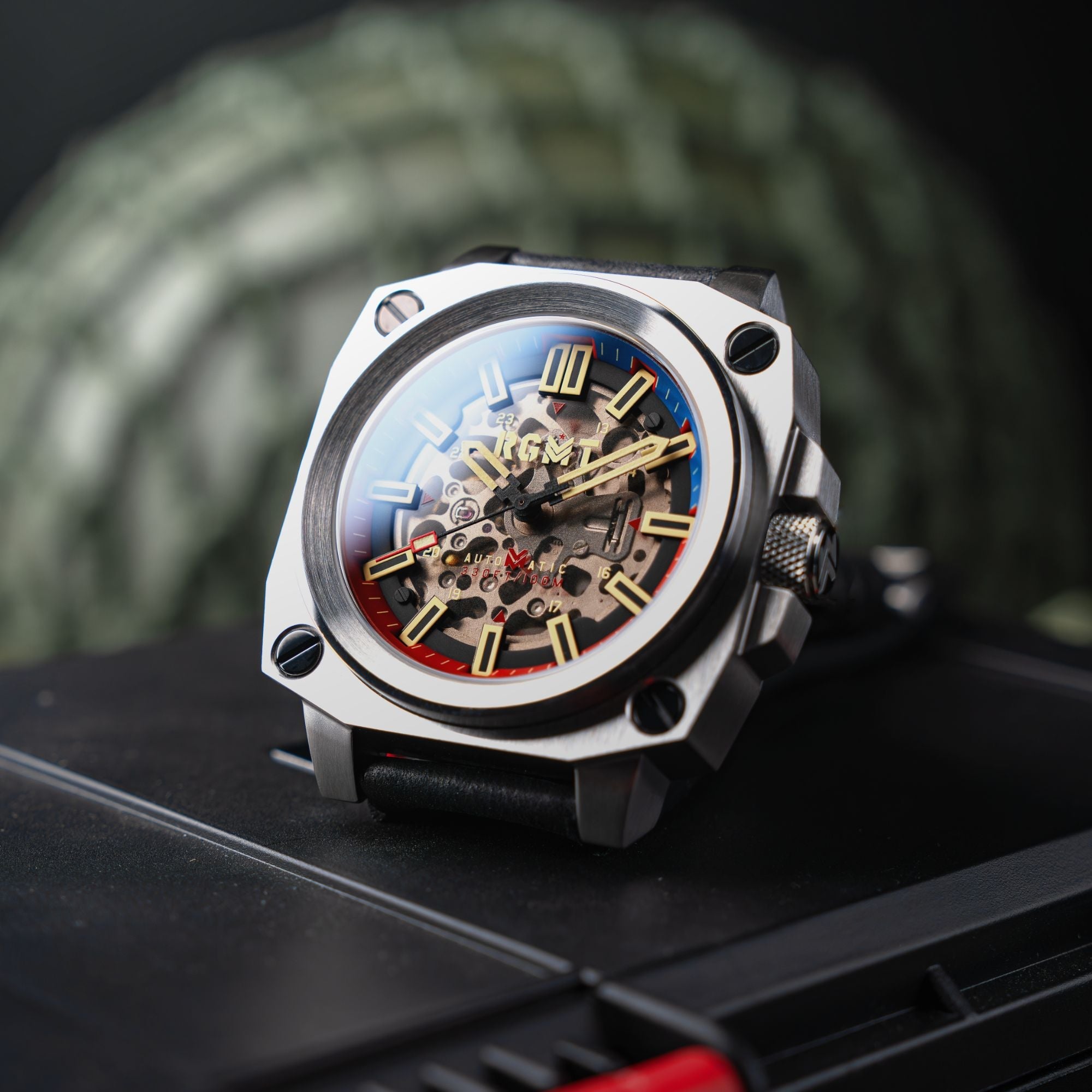 RGMT RGMT Altimeter Skeleton Automatic Navy Blue Watch  RG-8064-02