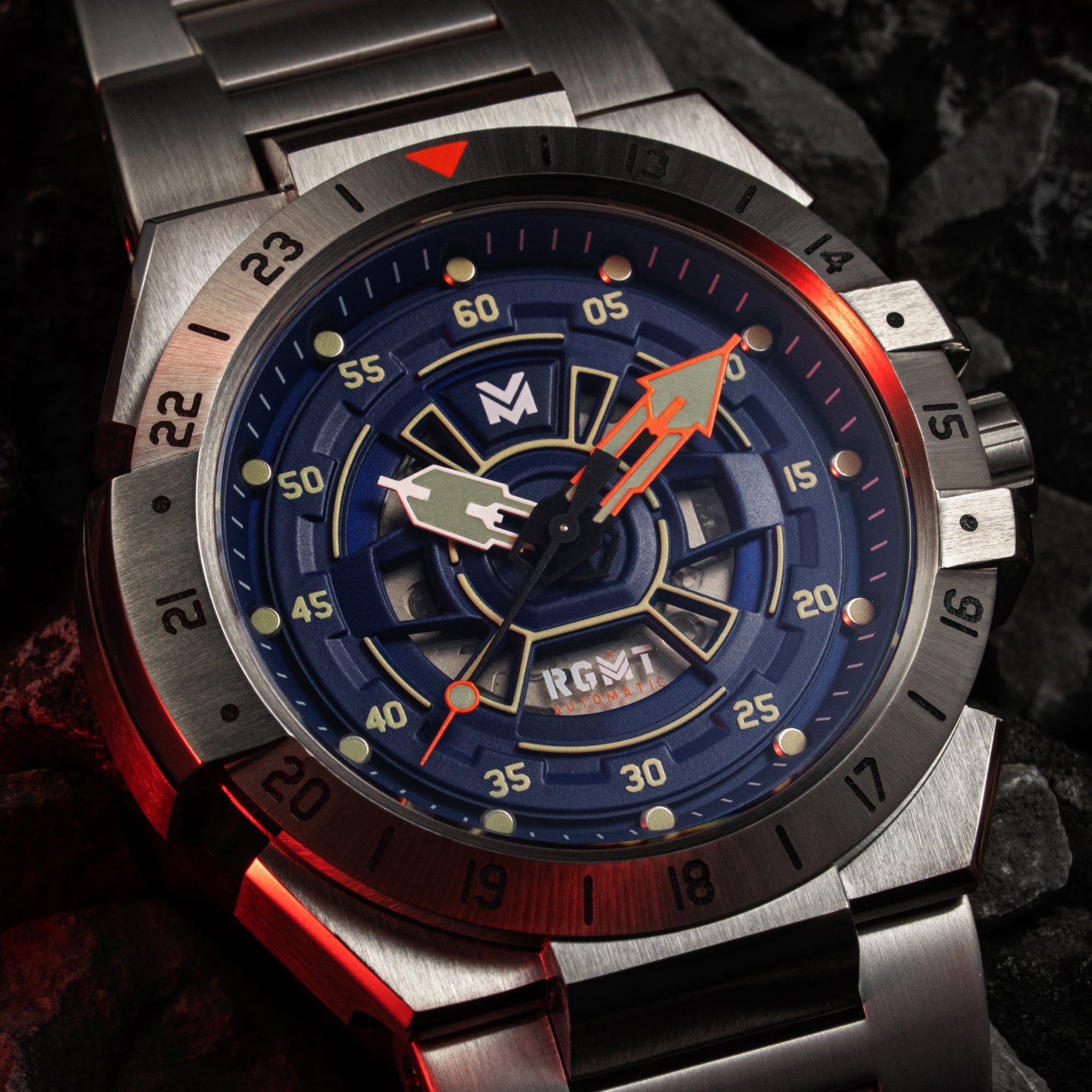RGMT RGMT Himars Automatic Troop Blue Men's Watch RG-8065-22