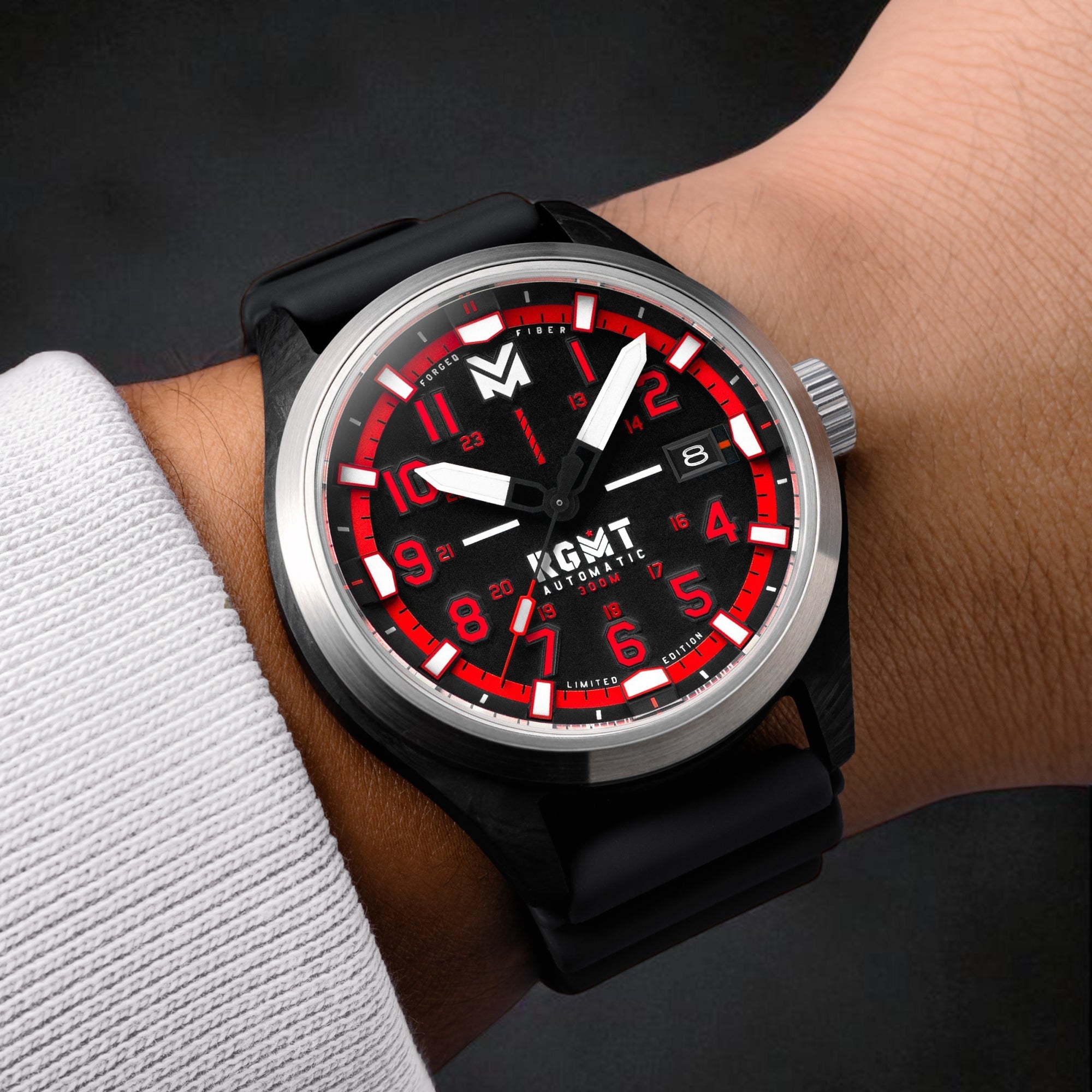 RGMT RGMT Defender Automatic Limited Edition Tactical Black Men's Watch RG-8069-01