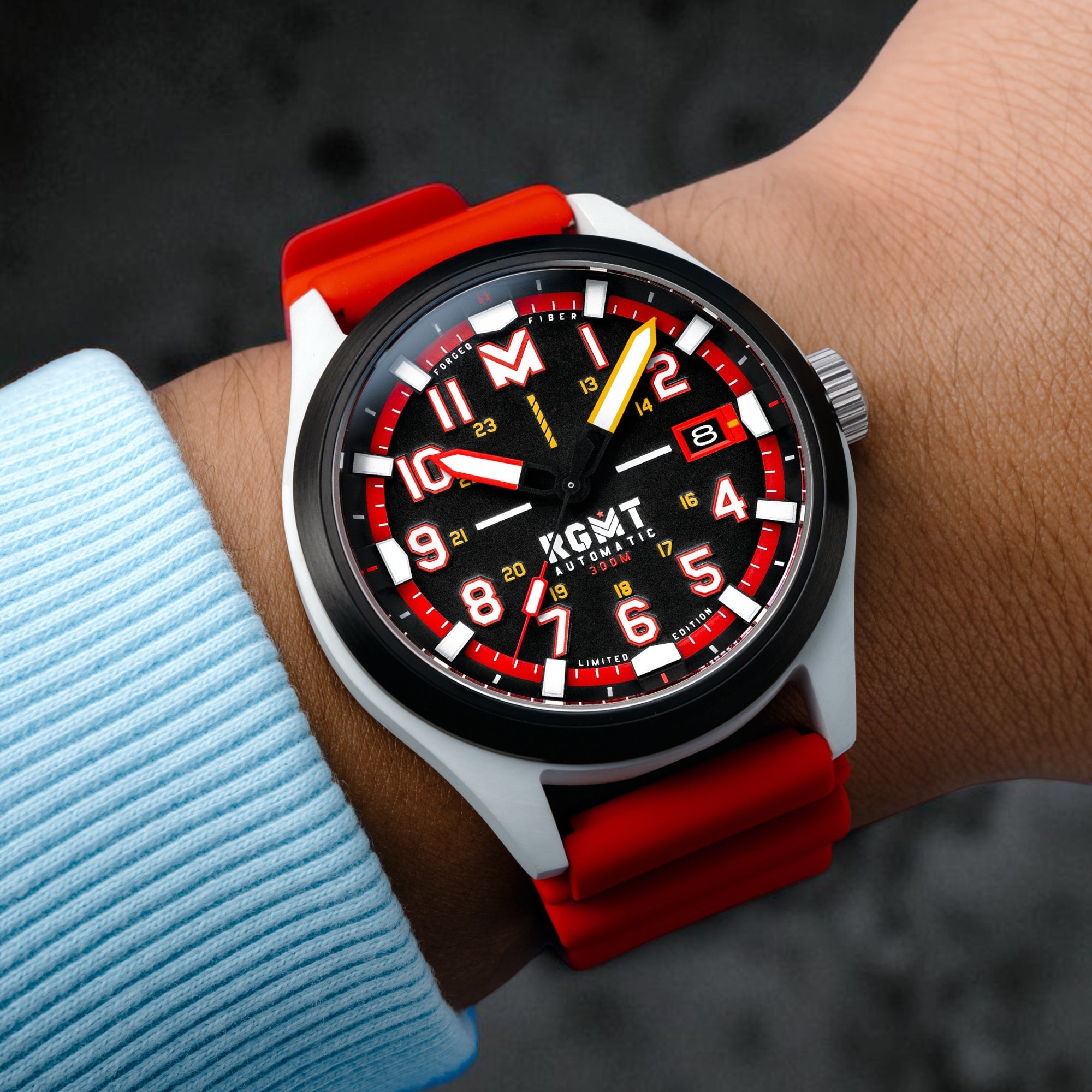 RGMT RGMT Defender Automatic Limited Edition Battalion Black Men's Watch RG-8069-04