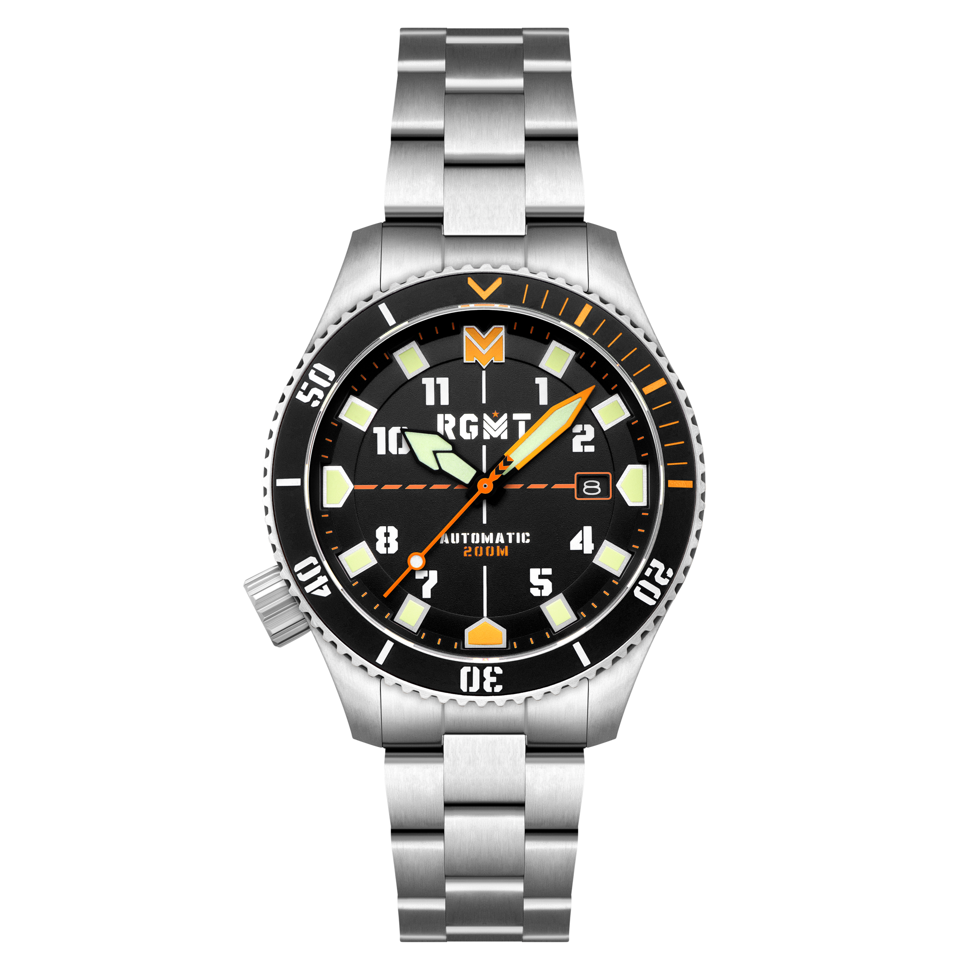 RGMT RGMT Recon Diver Automatic Black Men's Watch RG-8075-11