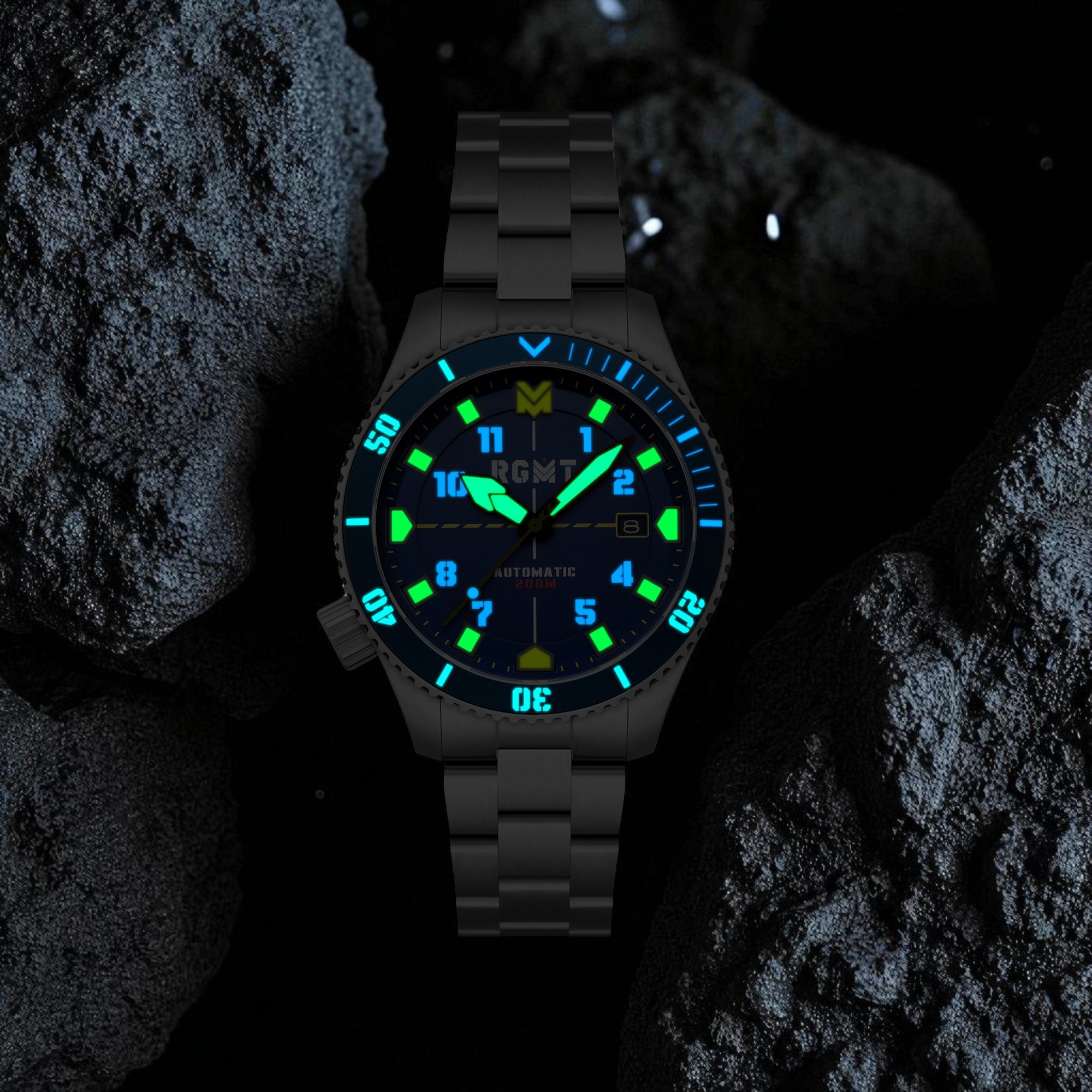 RGMT RGMT Recon Diver Automatic Sea Blue Men's Watch RG-8075-22