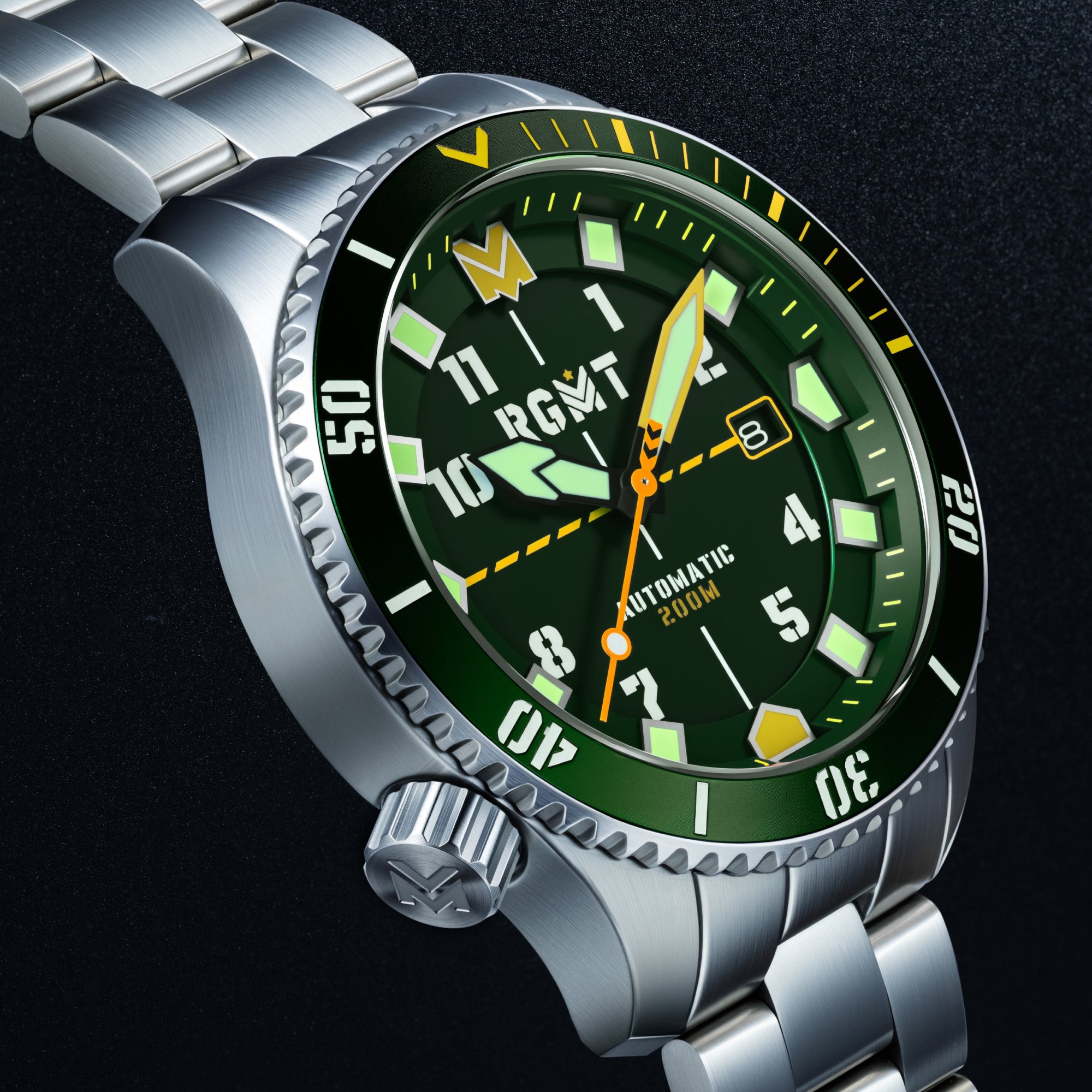RGMT RGMT Recon Diver Automatic Deep Green Men's Watch RG-8075-33