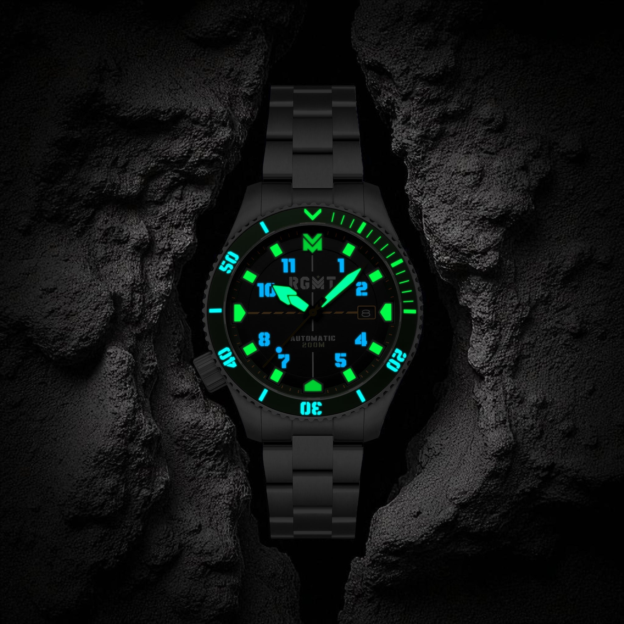RGMT RGMT Recon Diver Automatic Deep Green Men's Watch RG-8075-33