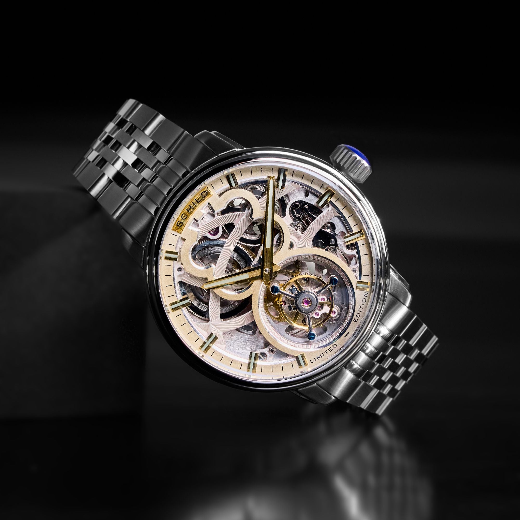 SCHILD Schild Maximillian Tourbillon Limited Edition Morning Gold Men's Watch SC-1002-44