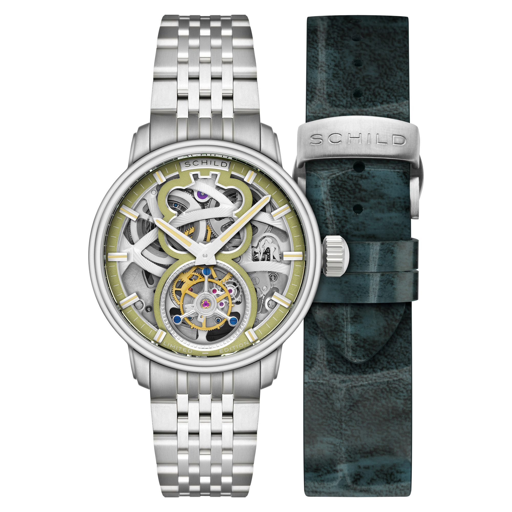 Schild Maximillian Tourbillon Limited Edition Avocado Men's Watch SC-1002-99