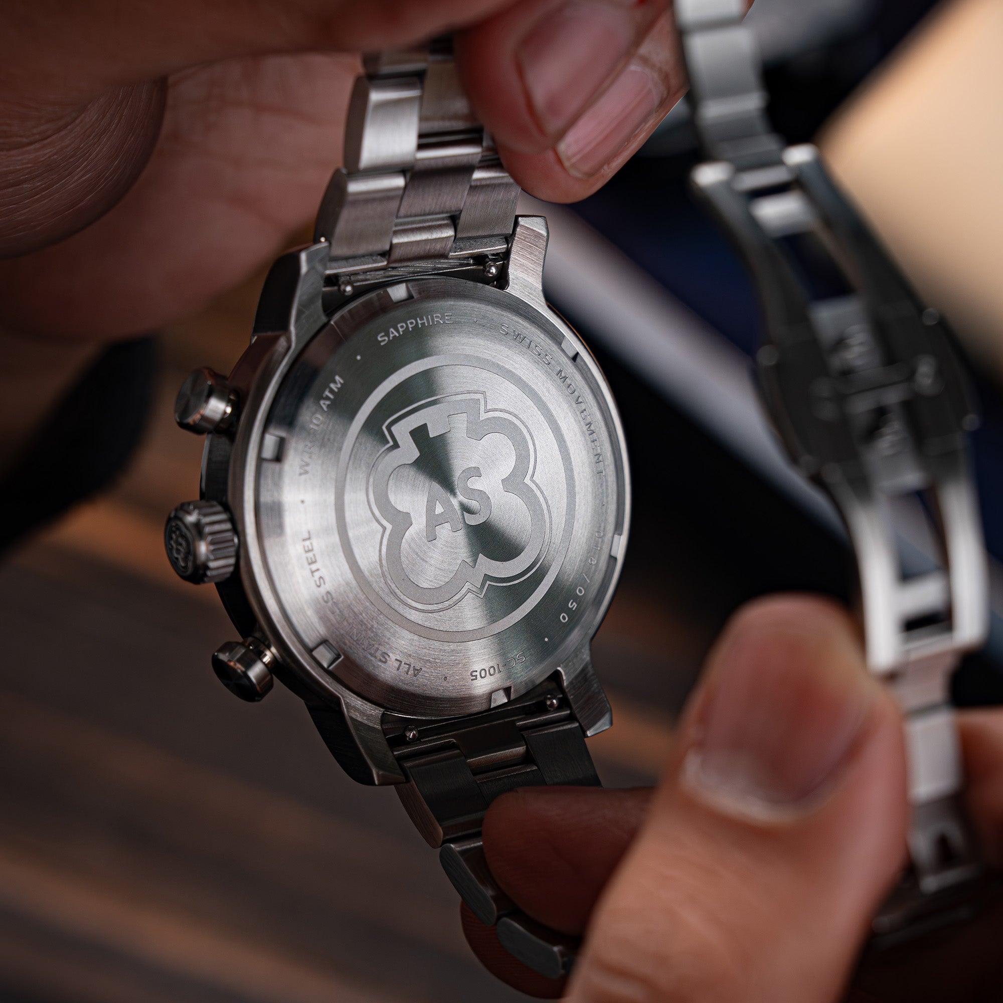 SCHILD Schild Heinrich Swiss Multifunction Vintage Grey Men's Limited Edition Watch SC-1005-44