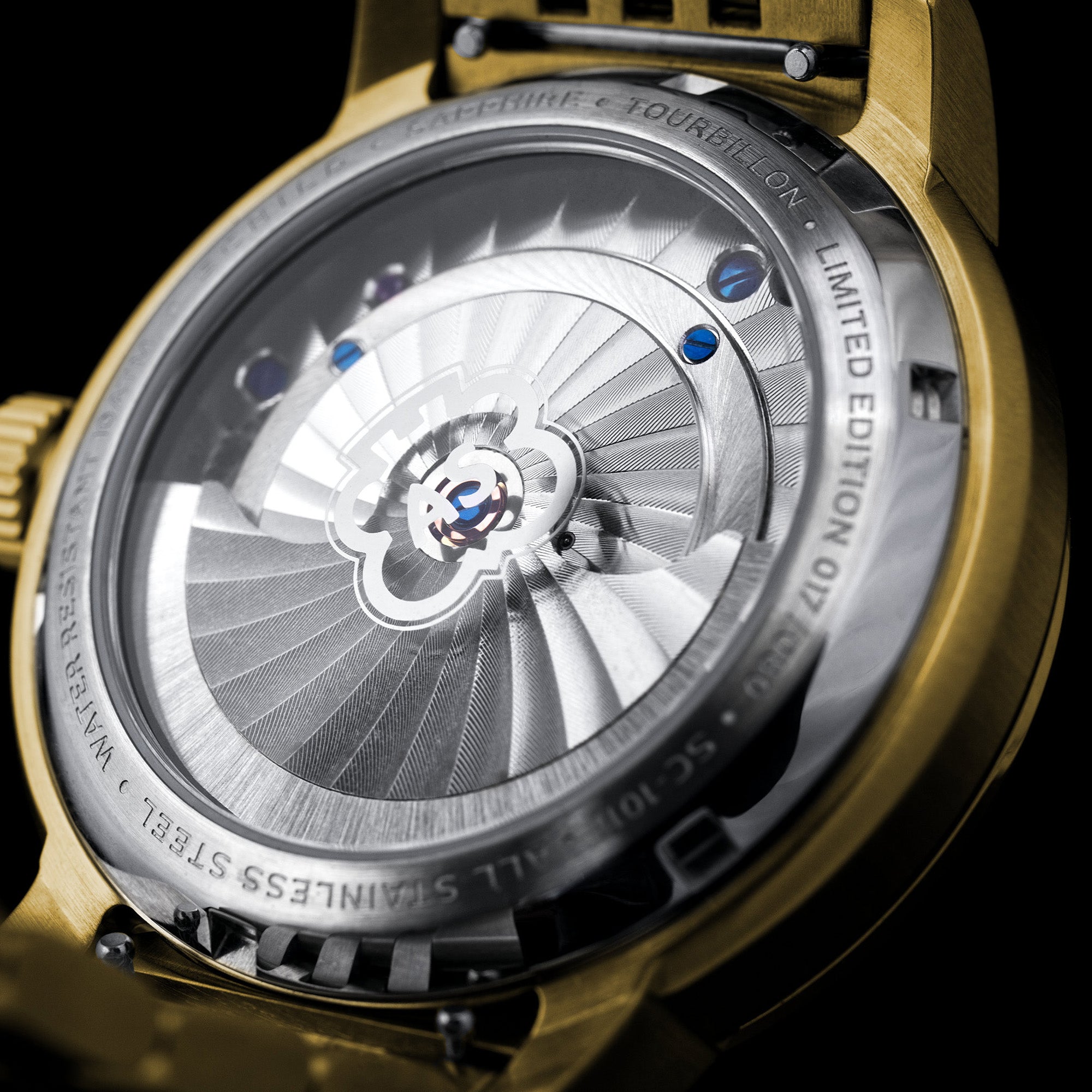 SCHILD Schild Tourbillon Pennant Blue Men's Limited Edition Watch SC-1011-44