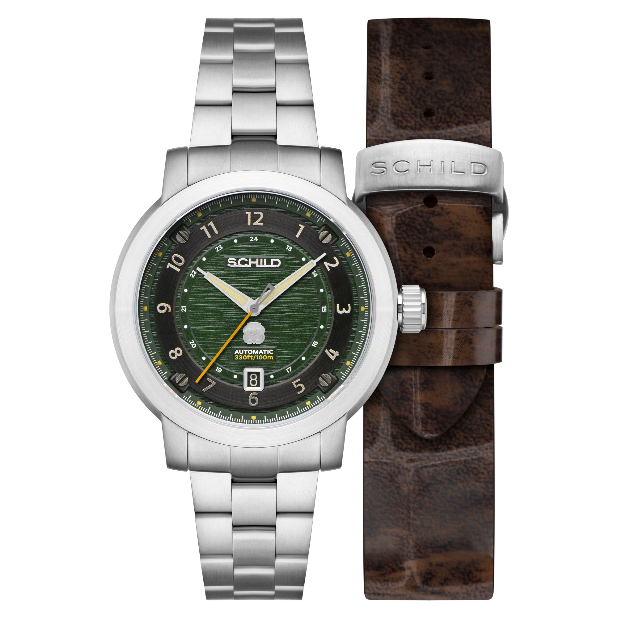 SCHILD Schild Heinrich Swiss Automatic Lake Green Men's Limited Edition Watch SC-1014-33