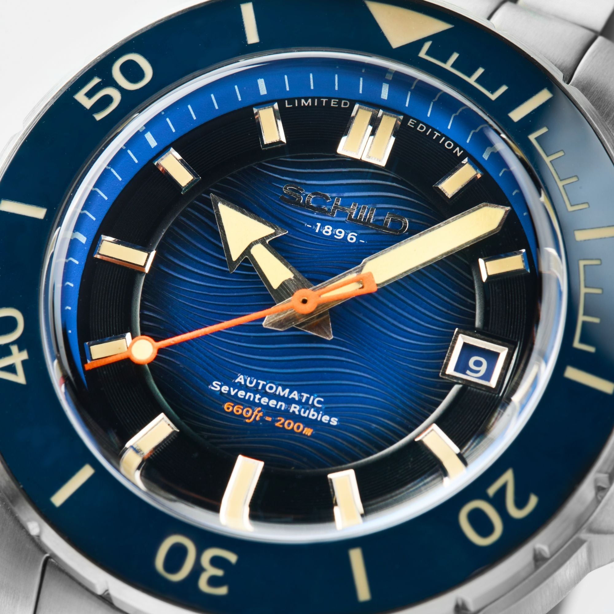 SCHILD Schild Hermann Swiss Automatic Limited Edition Cobalt Blue Men's Watch SC-1016-22