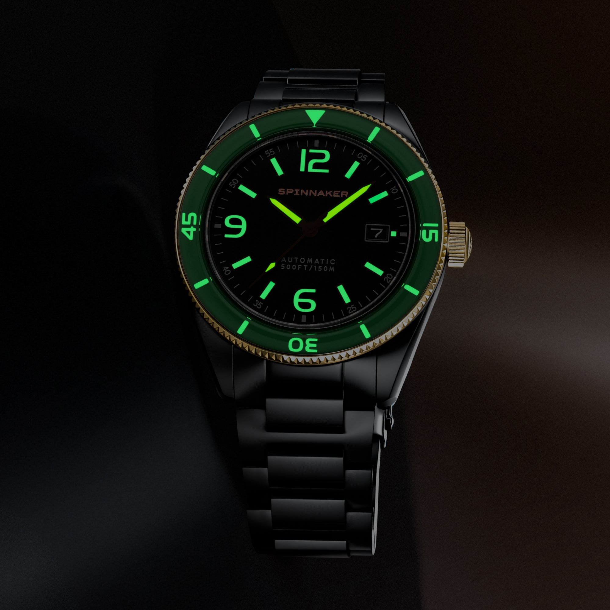 SPINNAKER Spinnaker Fleuss Automatic Golden Eclipse Men's Watch SP-5055-55