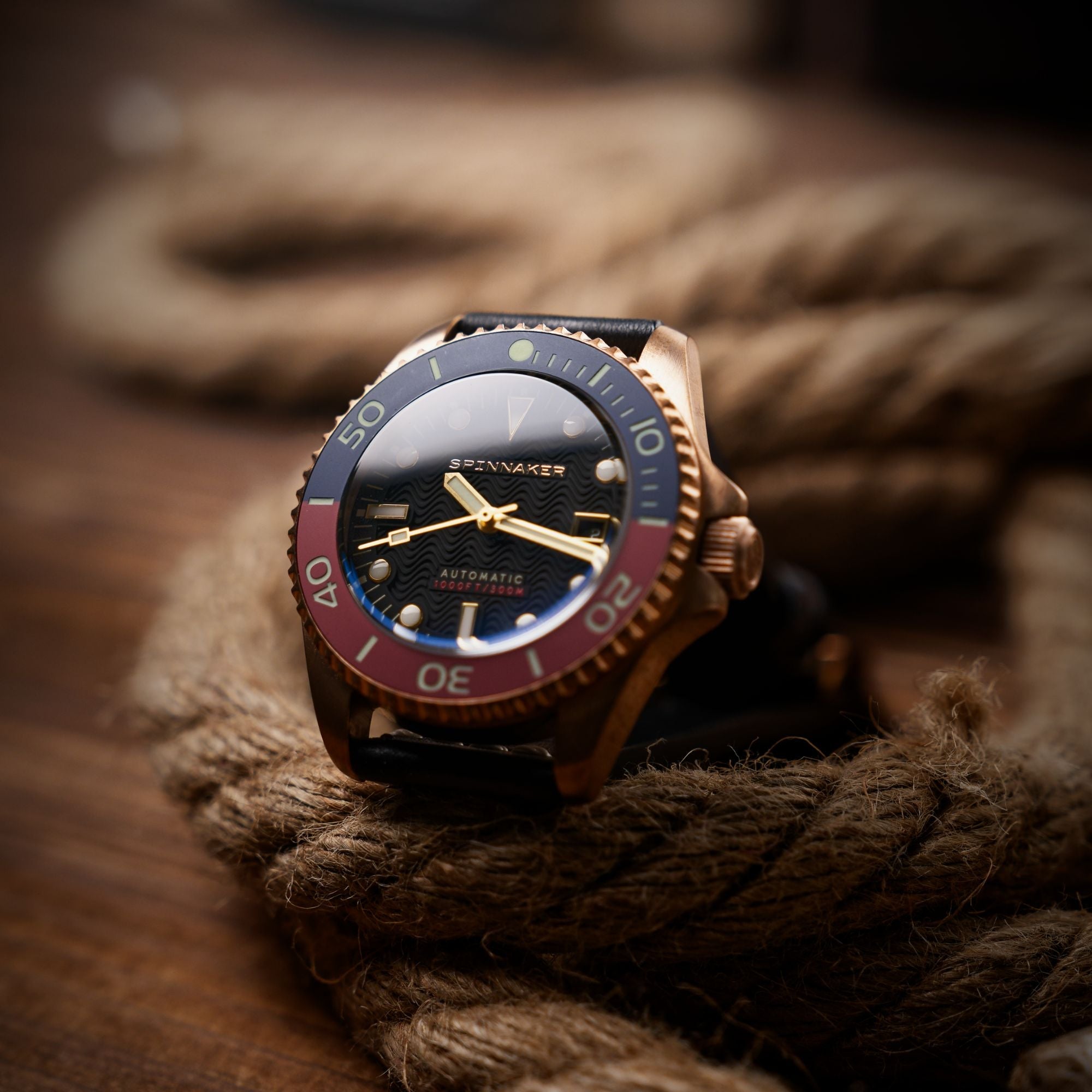 SPINNAKER Spinnaker Tesei Bronze Swiss Automatic Soda Black Men's Watch SP-5060-08