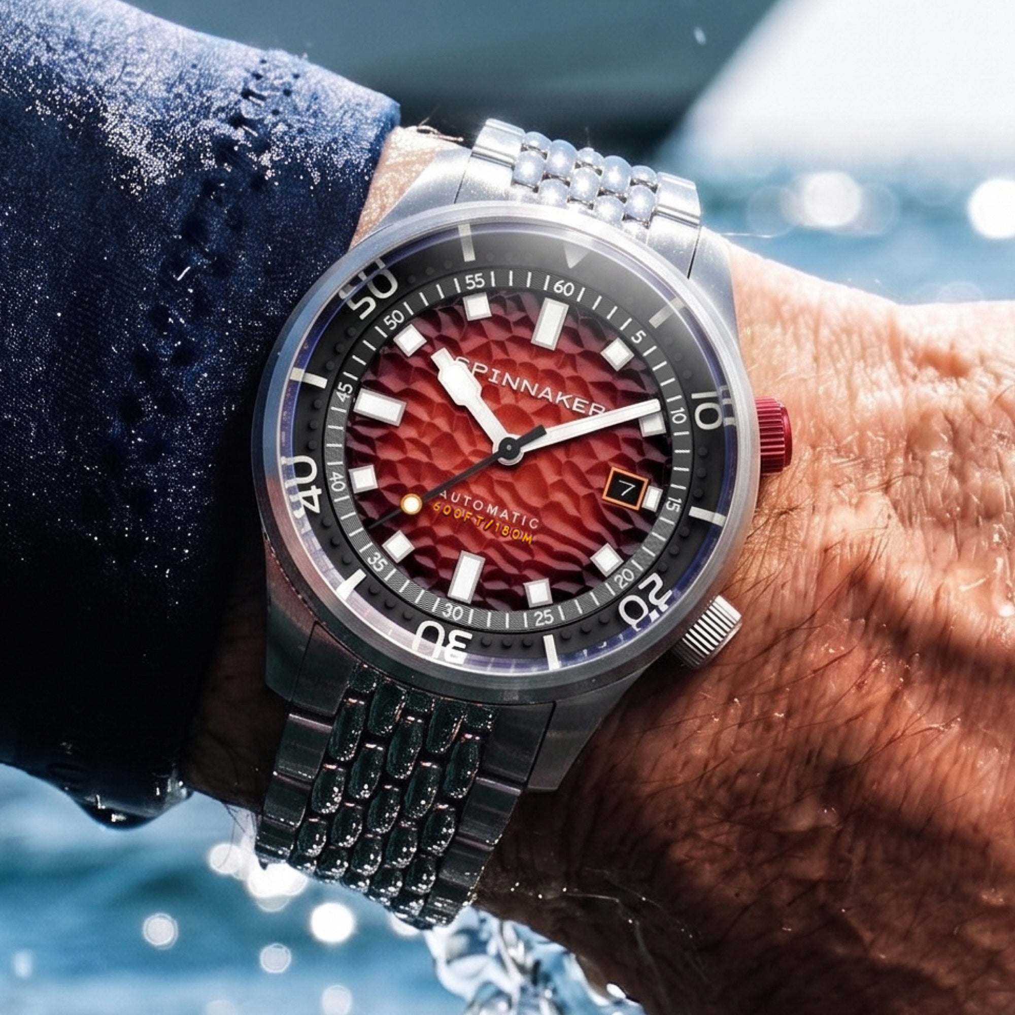 Spinnaker Bradner Automatic Scarlet Horizon Men's Watch SP-5062-99
