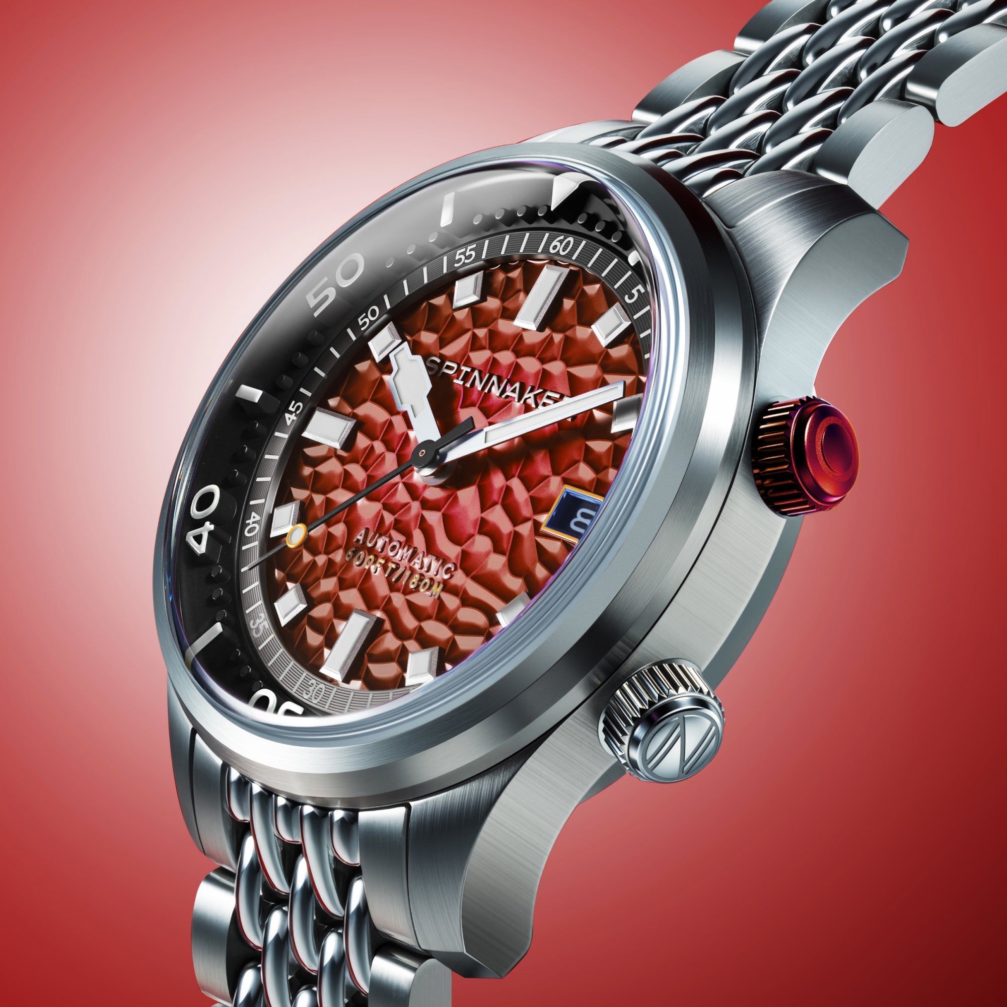 Spinnaker Bradner Automatic Scarlet Horizon Men's Watch SP-5062-99