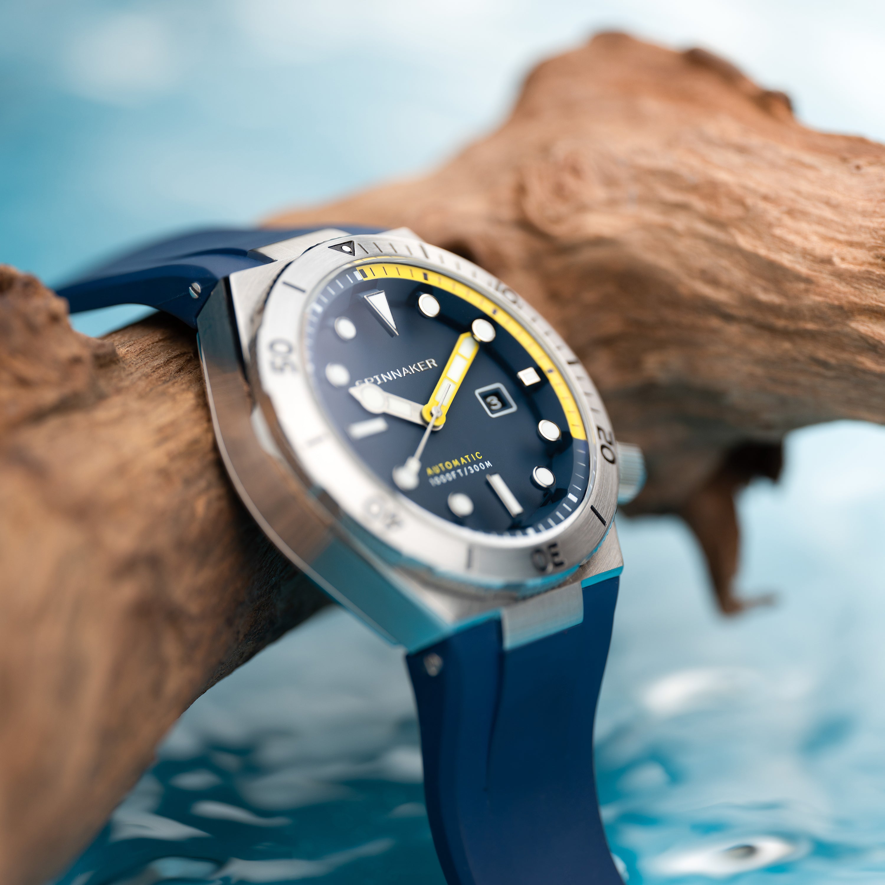 SPINNAKER Spinnaker Boettger Midnight Navy Japanese Automatic Men's Watch SP-5083-DD