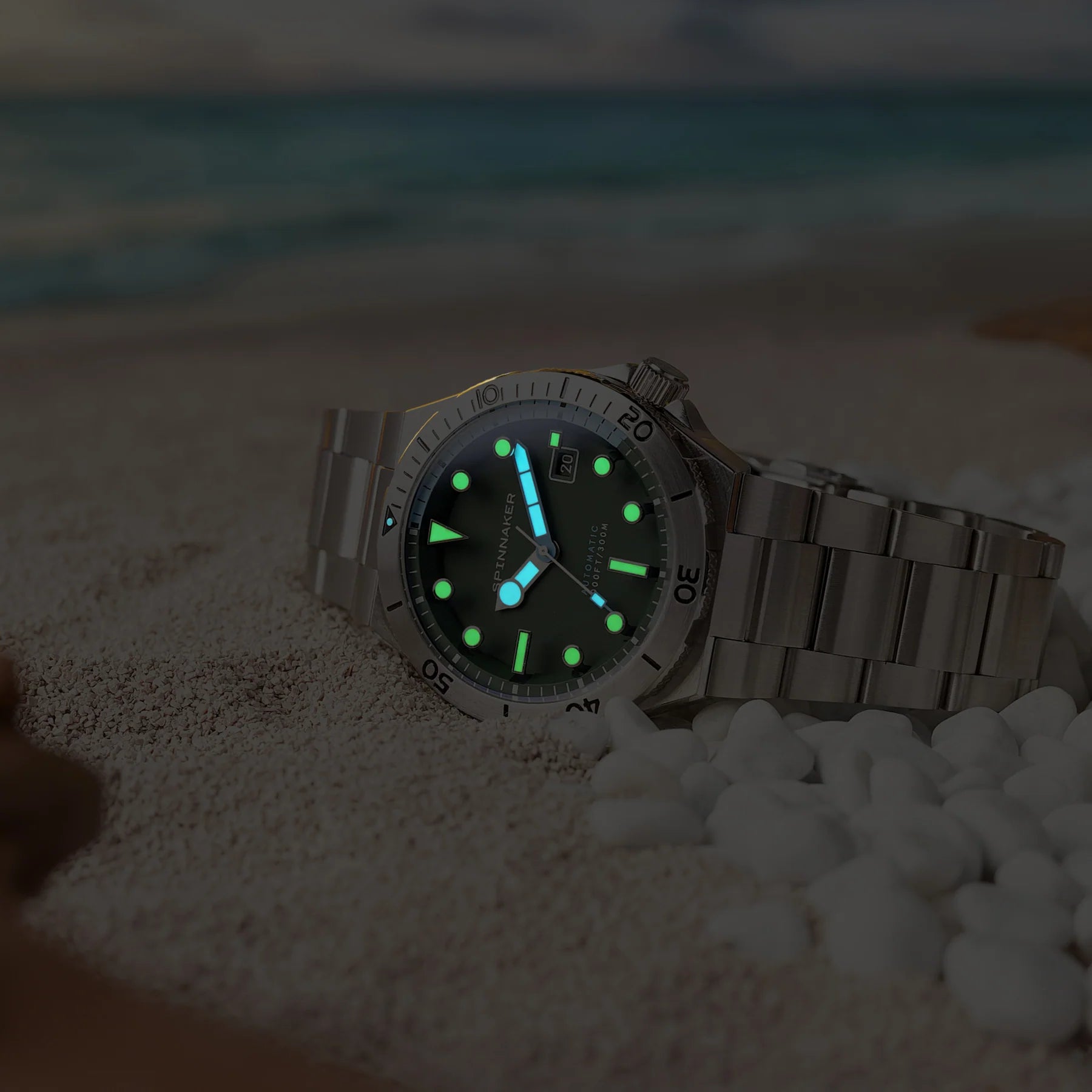 SPINNAKER Spinnaker Boettger Forest Shadow Japanese Automatic Men's Watch SP-5083-EE