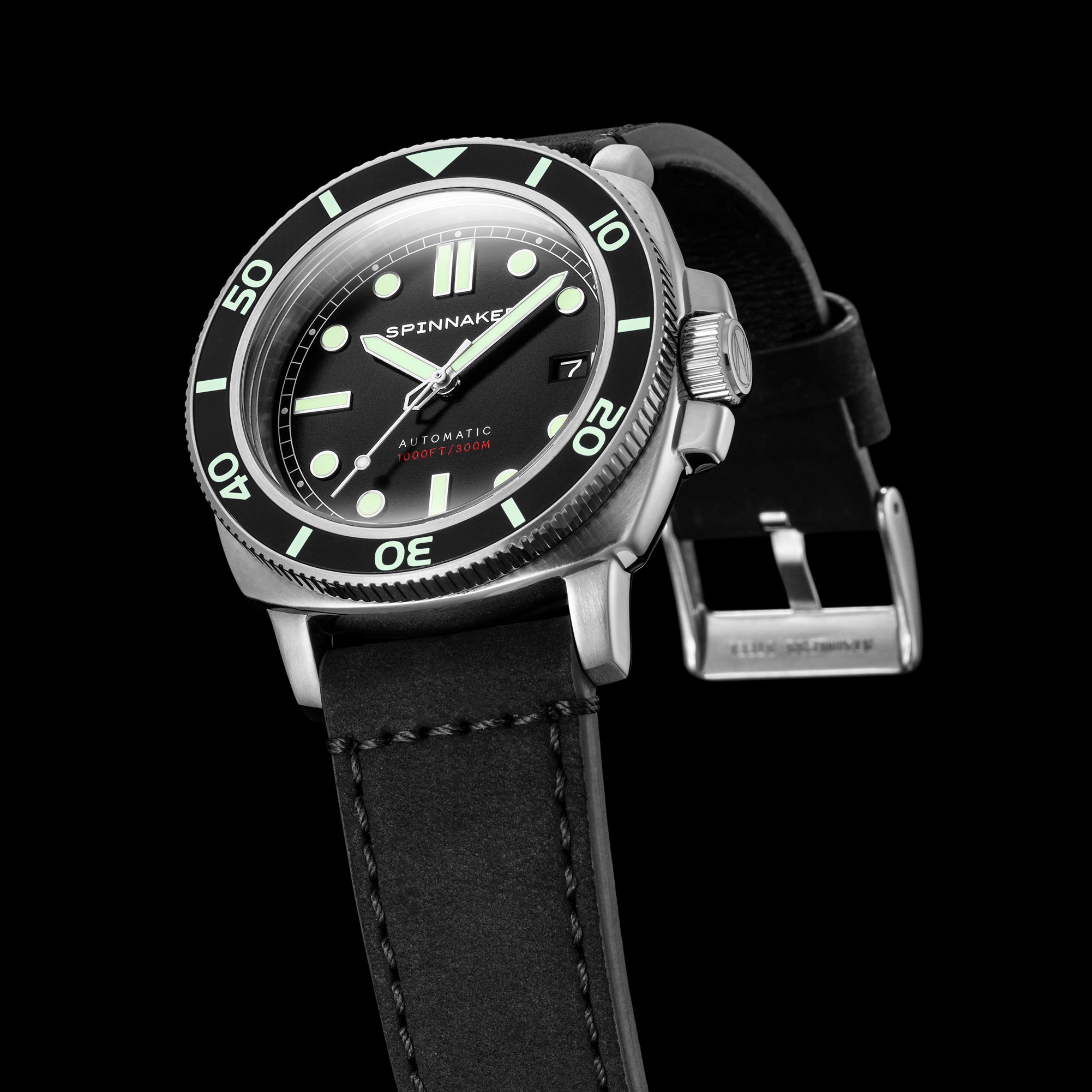 SPINNAKER Spinnaker Hull Diver Men's Automatic Tuxedo Black Watch SP-5088-01