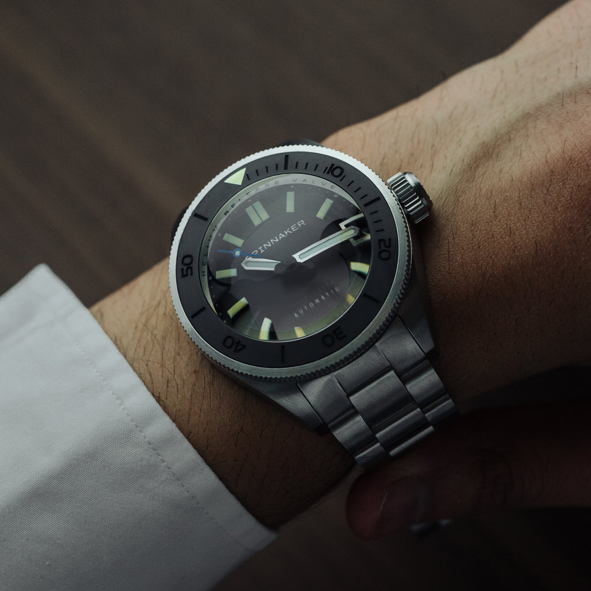 SPINNAKER Spinnaker Piccard Men's Japanese Automatic Volcano Black Watch SP-5098-33