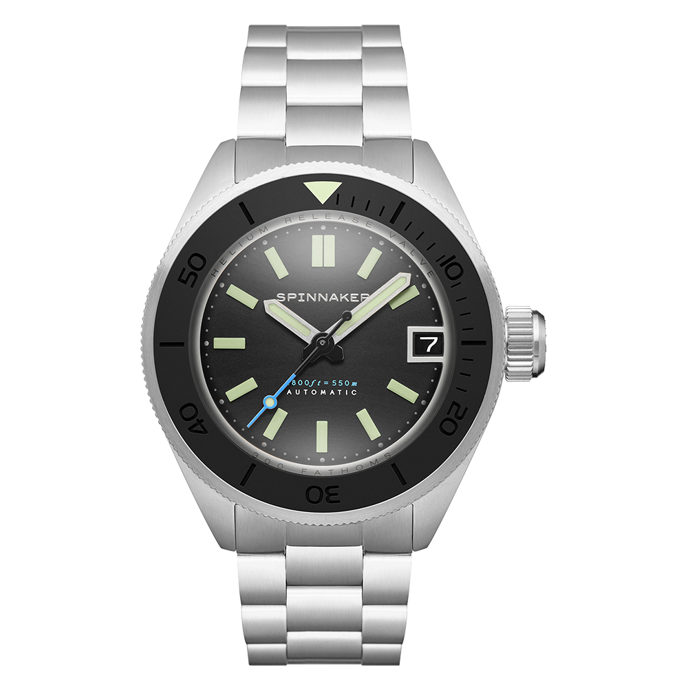 SPINNAKER Spinnaker Piccard Men's Japanese Automatic Volcano Black Watch SP-5098-33