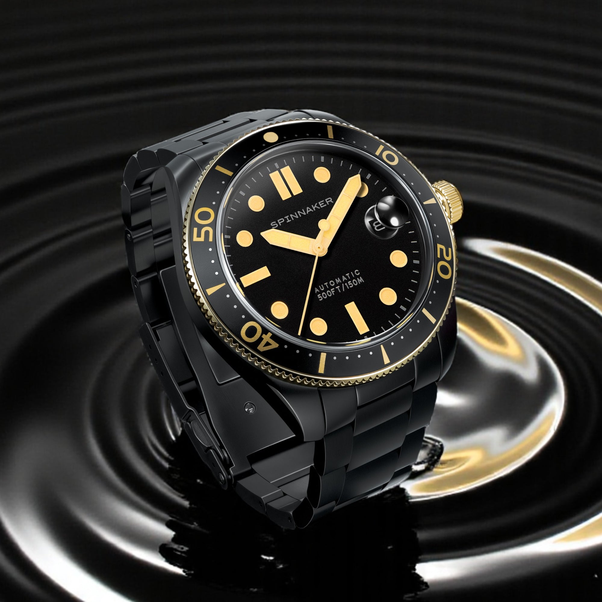 SPINNAKER Spinnaker Croft Mid-Size Automatic Sable Shine Men's Watch SP-5100-33