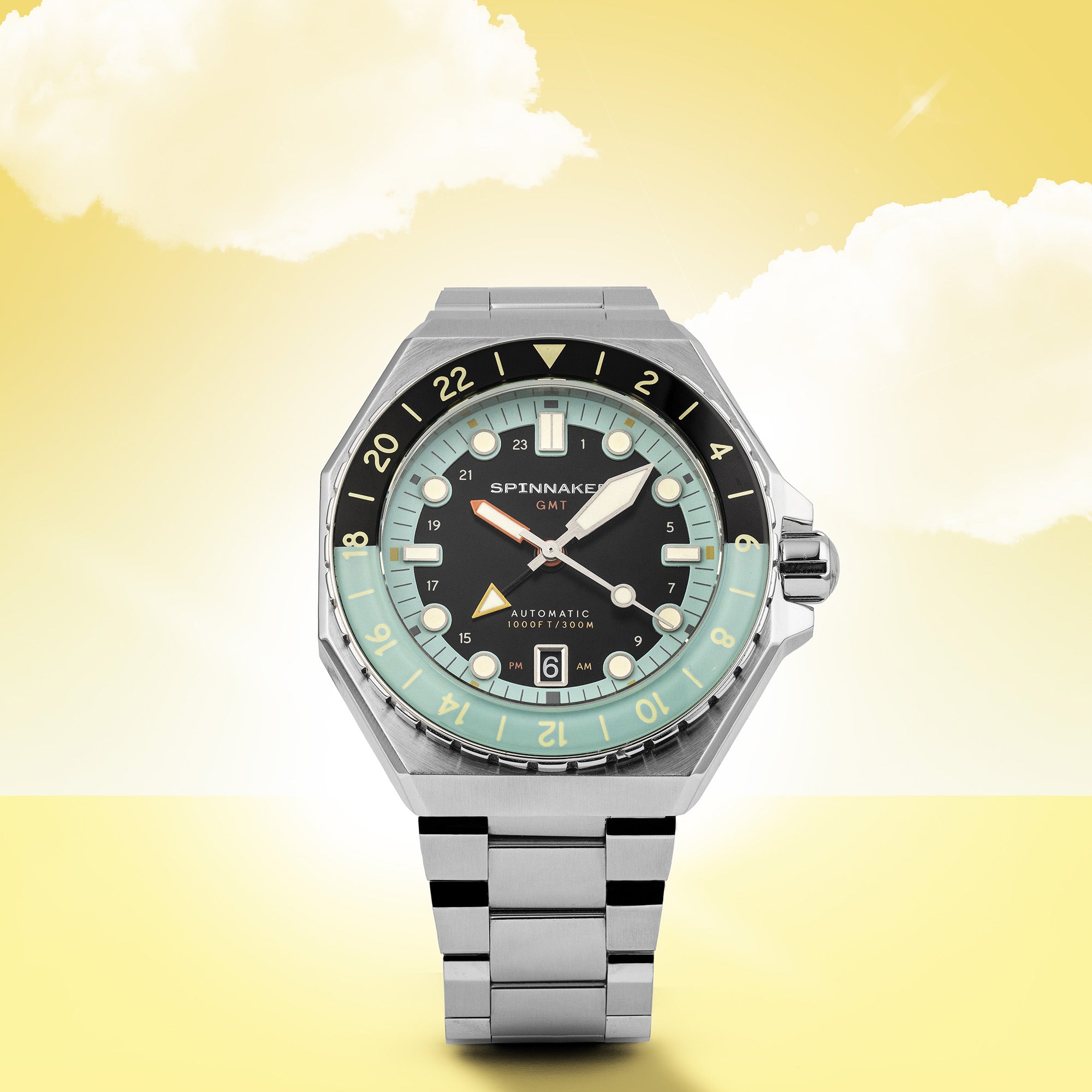 SPINNAKER Spinnaker Dark Turquoise Dumas GMT Automatic Men's Watch SP-5119-33
